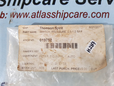 FUCO 8011 PRESSURE SWITCH H287