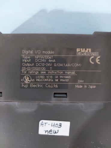 FUJI ELECTRIC MICREX-SX NP1W3206T DIGITAL I/O MODULE