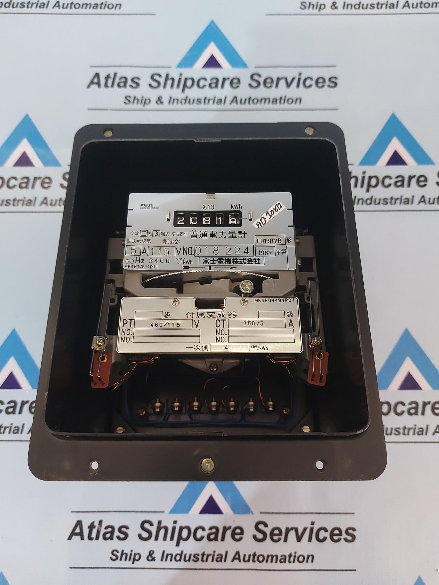 FUJI FD13HVR WATTHOUR METER 3PHASE 3WIRE