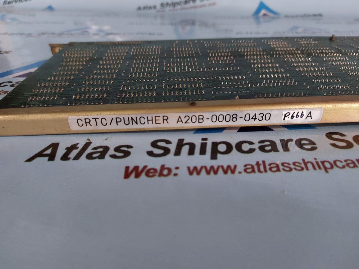Fanuc A20B-0008-0430 CRTC/Puncher Board