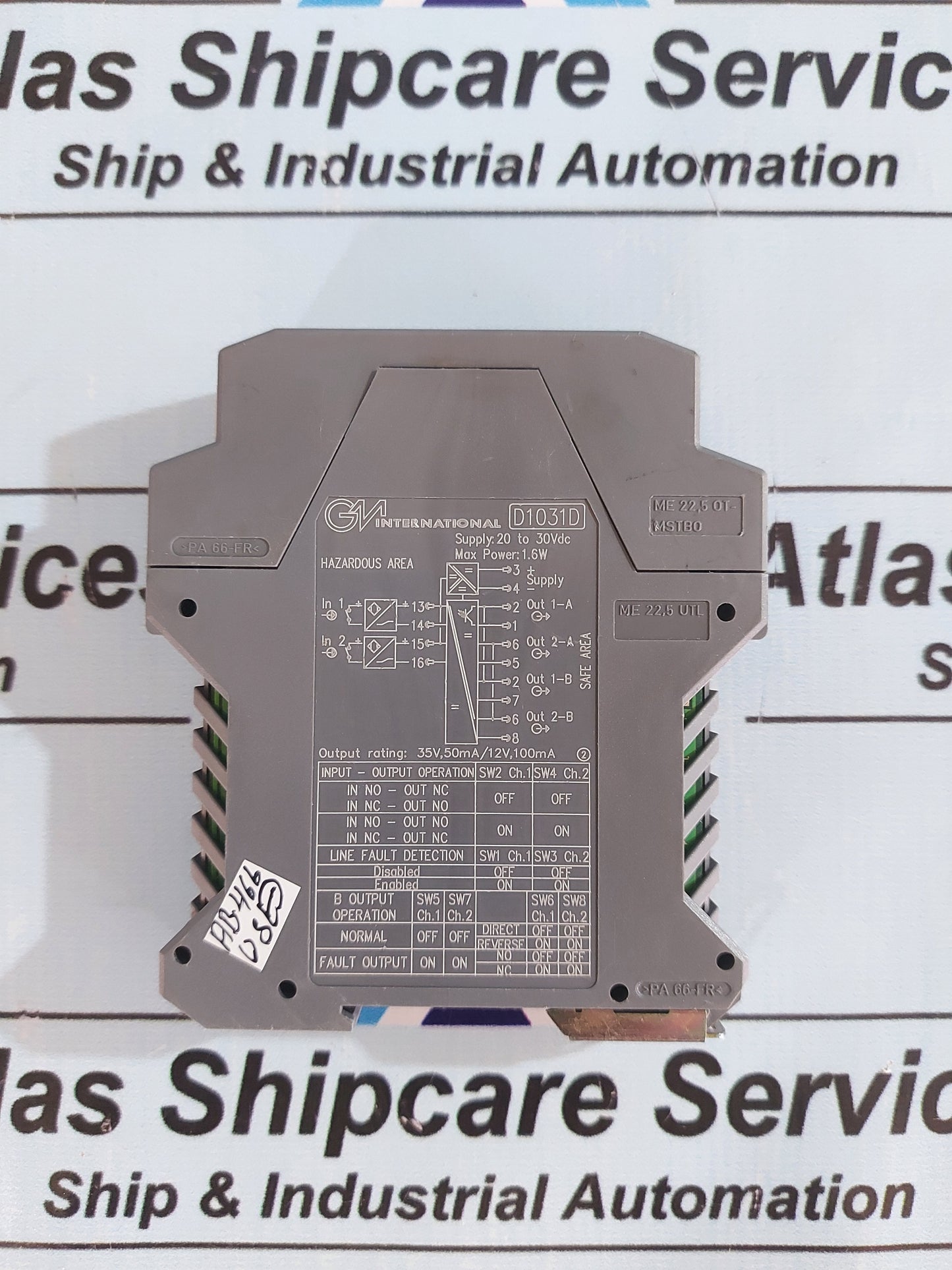 G.M.INTERNATIONAL D1031D 2 CHANNELS SWITCH/PROXIMITY DETECTOR REPEATER