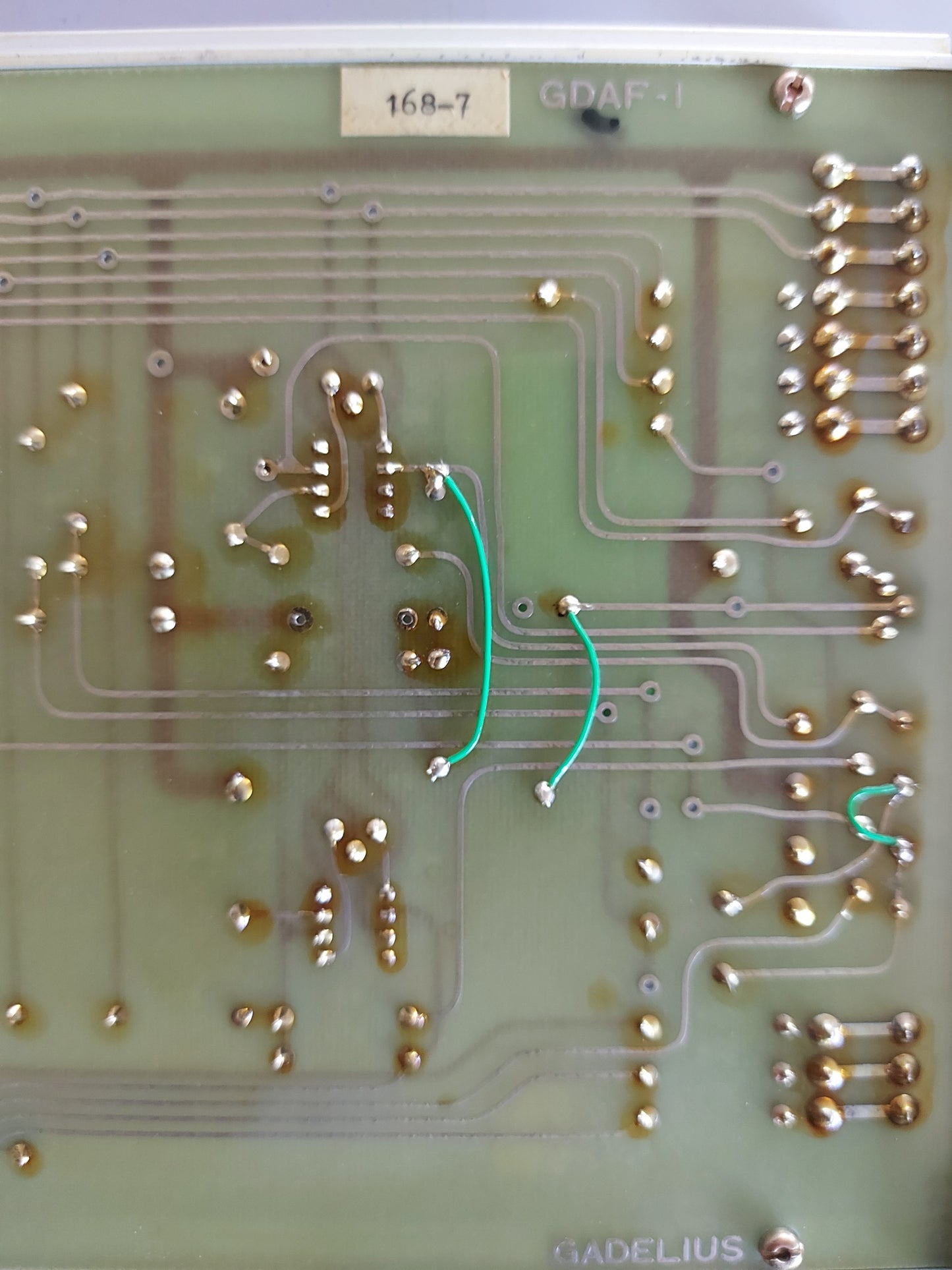 GADELIUS 168-7 GDAF-1 PCB CARD