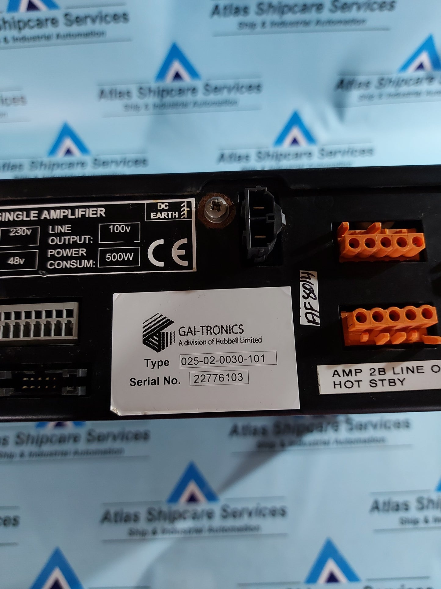 GAI-TRONICS D300i SINGLE AMPLIFIER 025-02-0030-101
