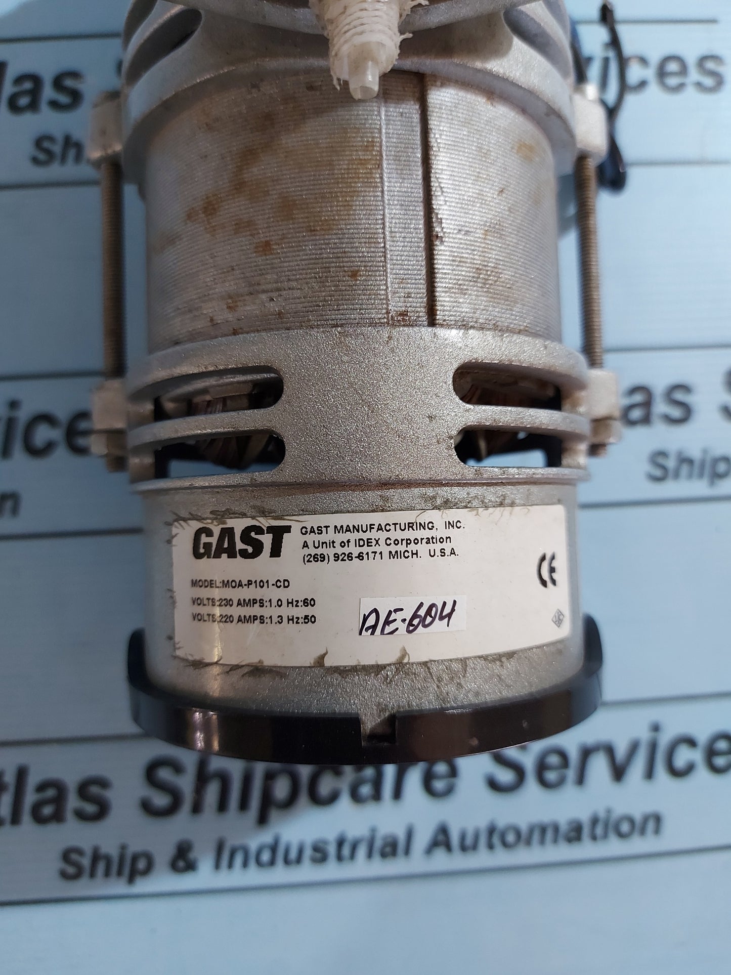 GAST MOA-P101-CD AIR COMPRESSOR VACUUM PUMP