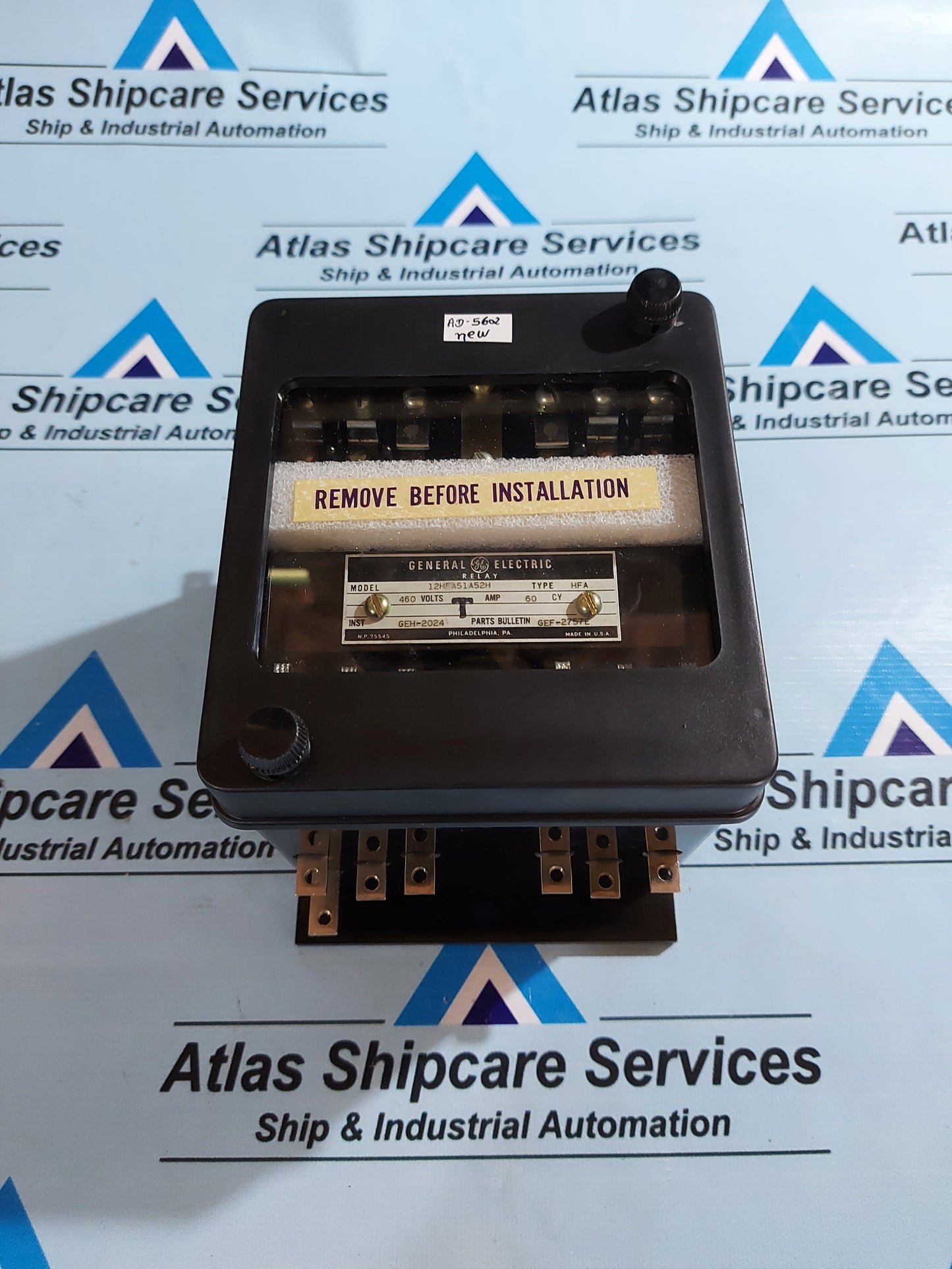 GE 12HFA51A52H MULTI CONTACT AUXILARY RELAY