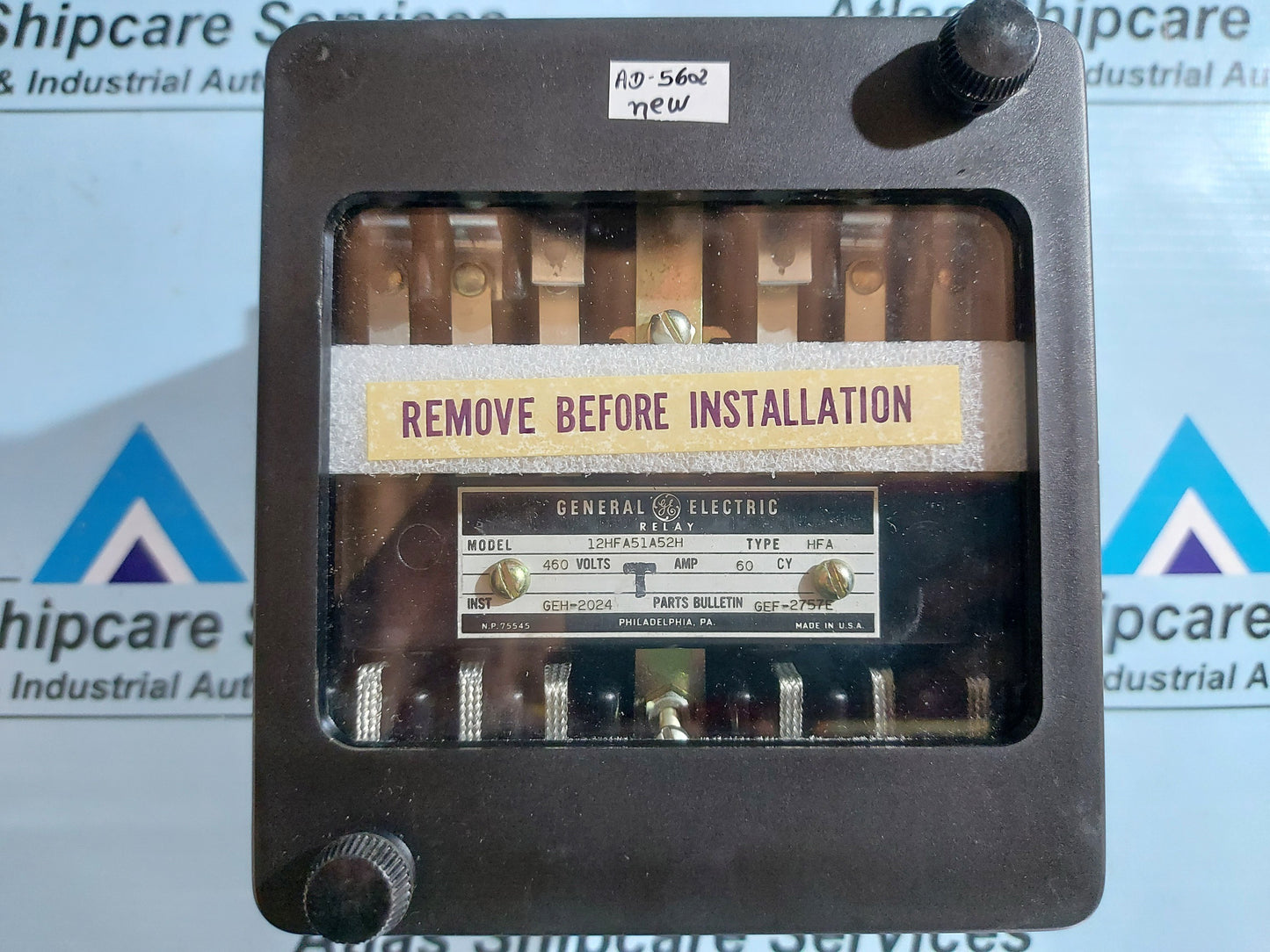 GE 12HFA51A52H MULTI CONTACT AUXILARY RELAY