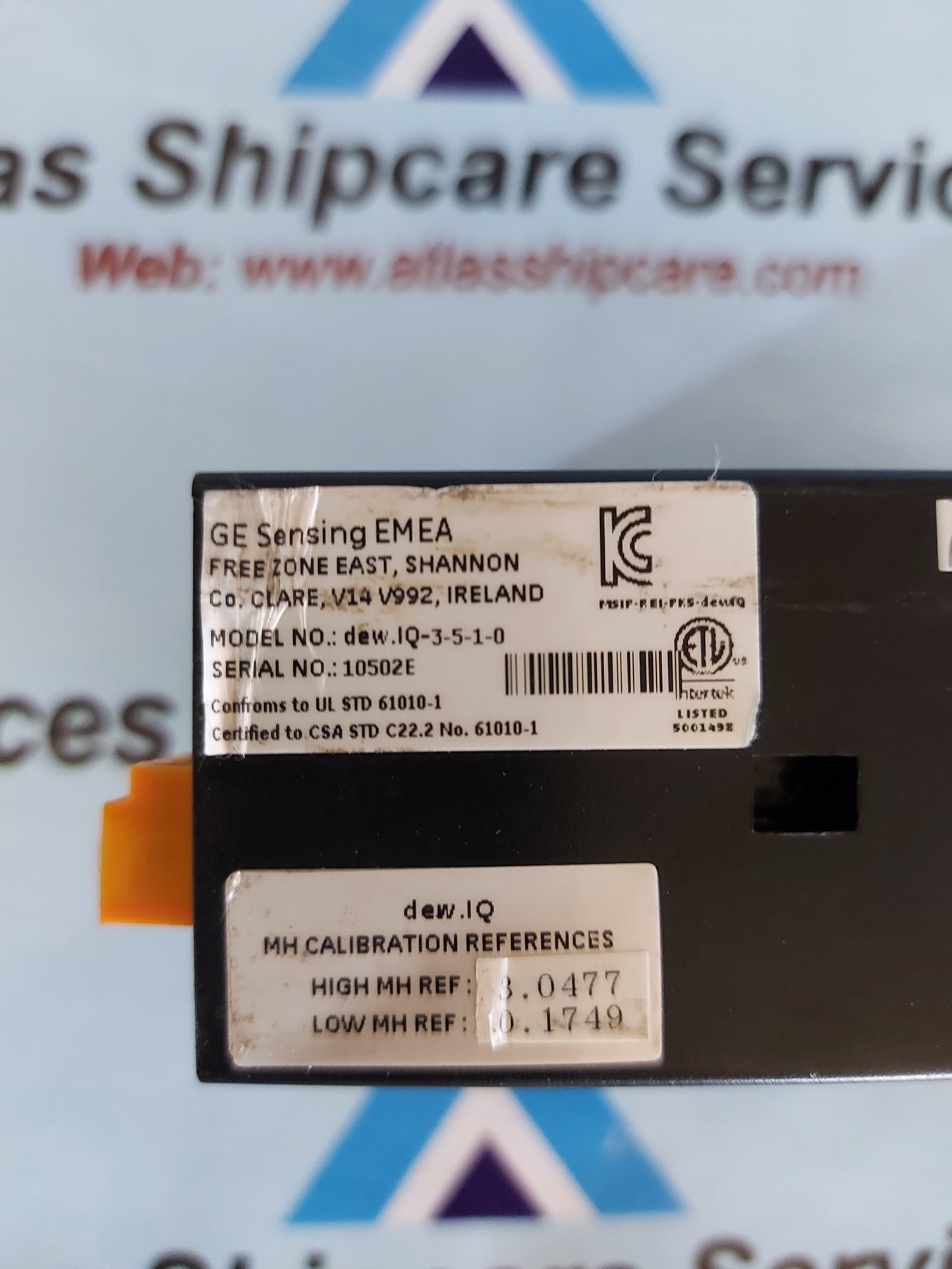 GE DEW.IQ SINGLE CHANNEL HYGROMETER