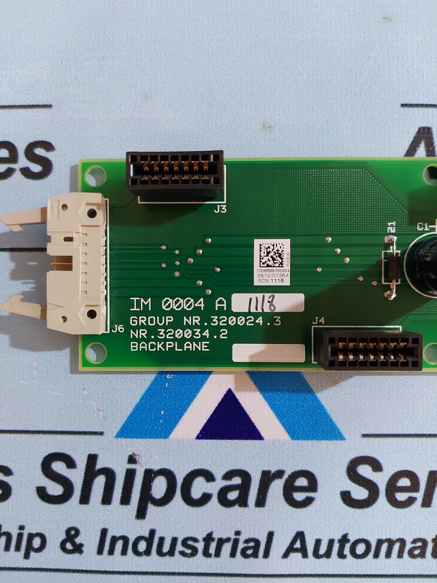 GE DIGITAL ENERGY IM 0004 A 320024.3 BACKPLANE PCB CARD
