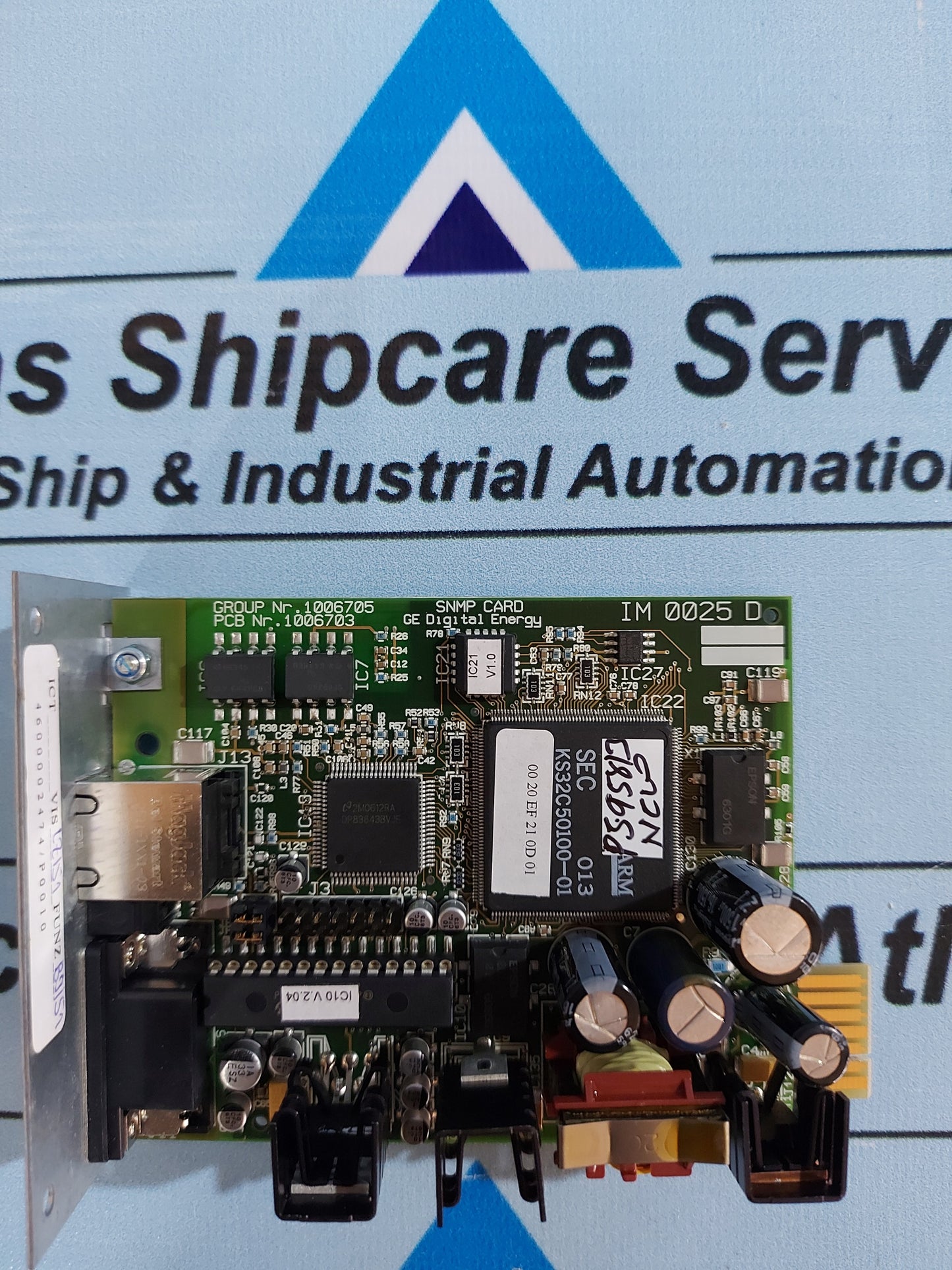 GE DIGITAL ENERGY IM 0025 D 1006705 SNMP CARD