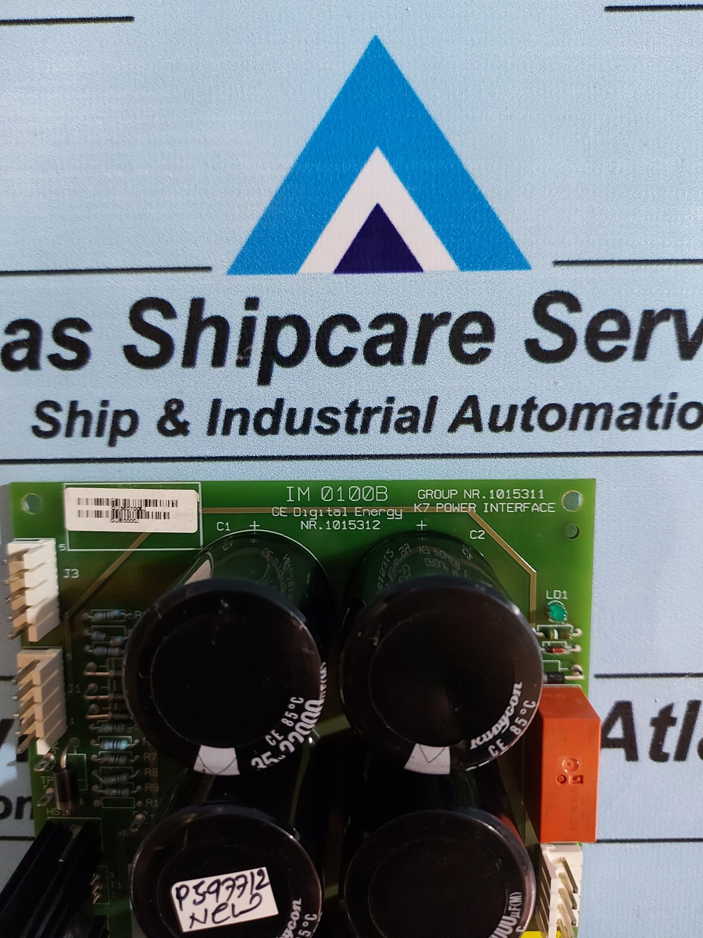 GE DIGITAL ENERGY IM 0100B 1015311 K7 POWER INTERFACE BOARD