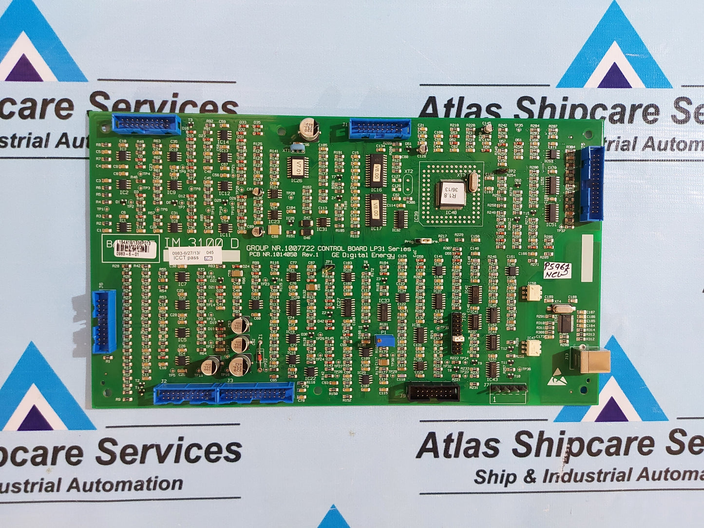 GE DIGITAL ENERGY IM 3100 D 1007722 CONTROL BOARD LP31 SERIES