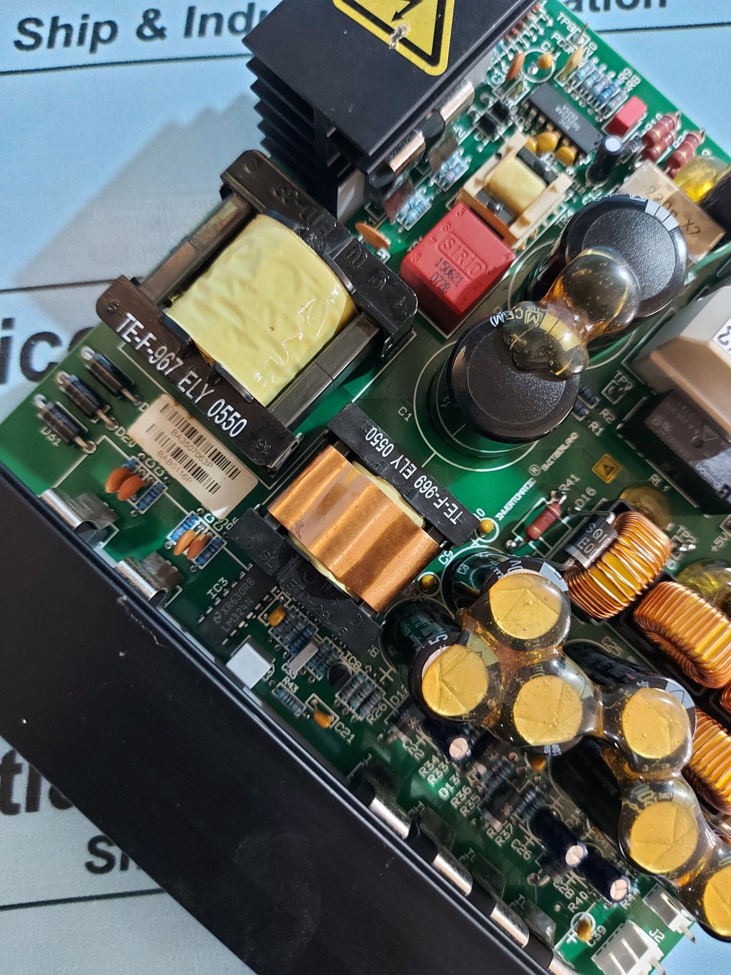 GE DIGITAL ENERGY IM8845 B 129683.9 POWER SUPPLY BOARD