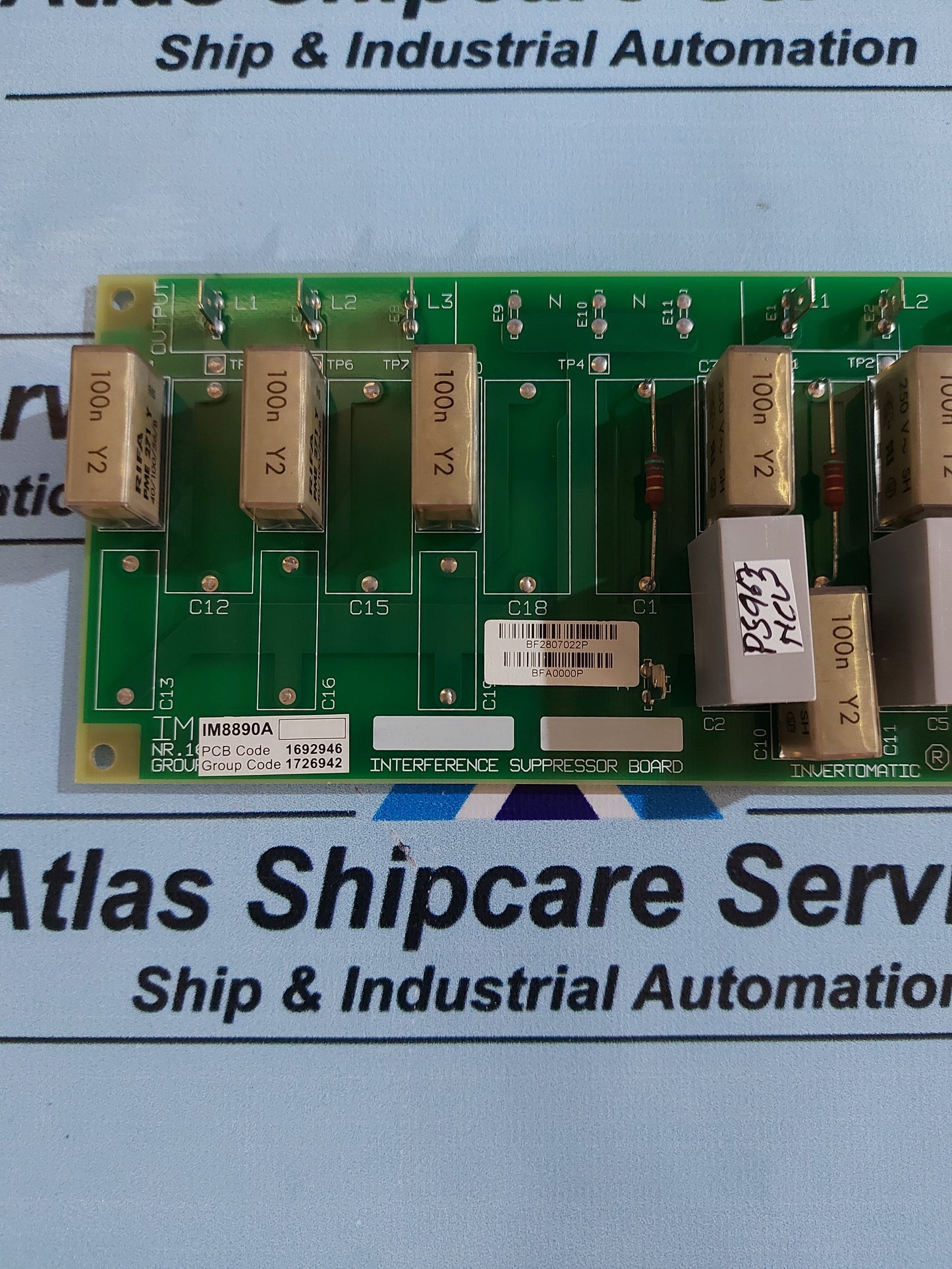 GE DIGITAL ENERGY IM8890A 1726942 INTERFACE SUPPRESSOR BOARD
