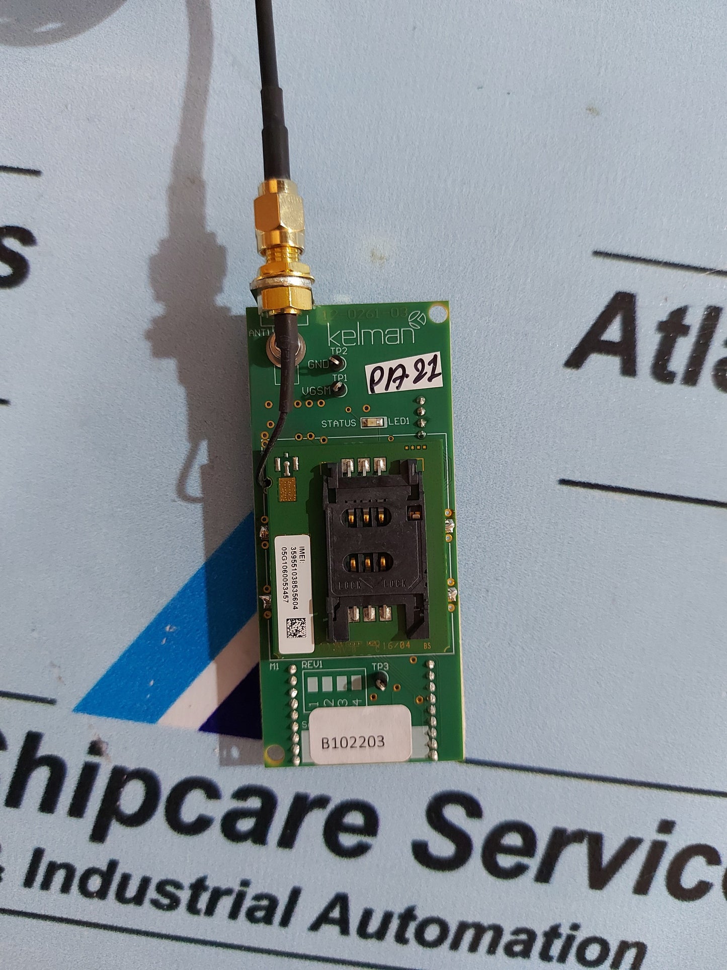 GE ENERGY 12-0261-03 PCB CARD