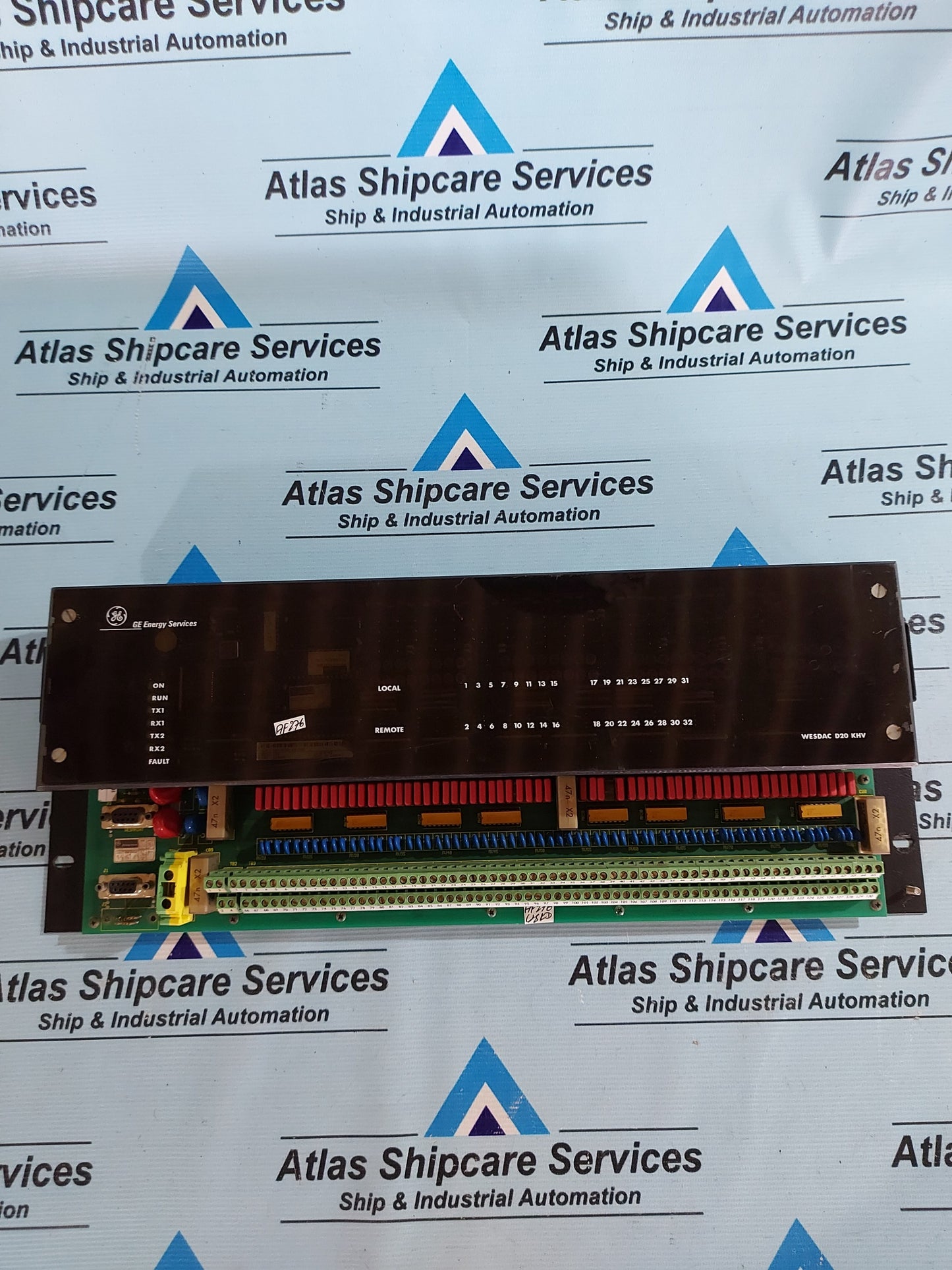 GE ENERGY SERVICES WESDAC D20 KHV LOGIC PANEL P/N 507-0103-001306