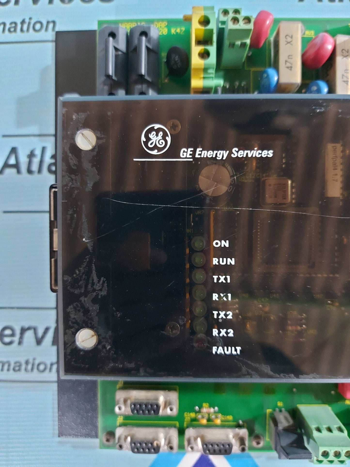 GE ENERGY SERVICES WESDAC D20 KHV LOGIC PANEL P/N 508-0102-00289