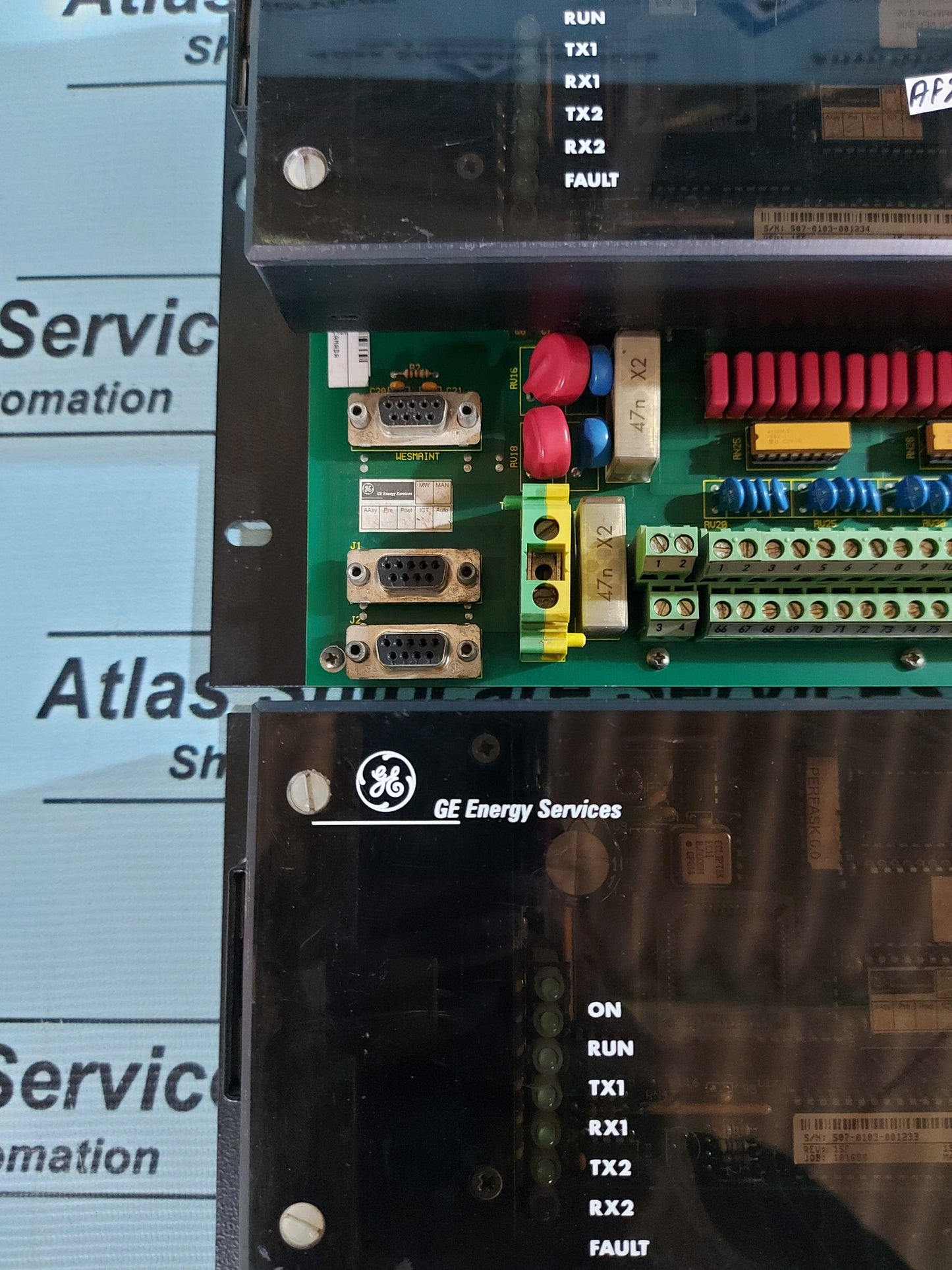 GE ENERGY SERVICES WESDAC D20 SHV2 LOGIC PANEL P/N 507-0103-001233