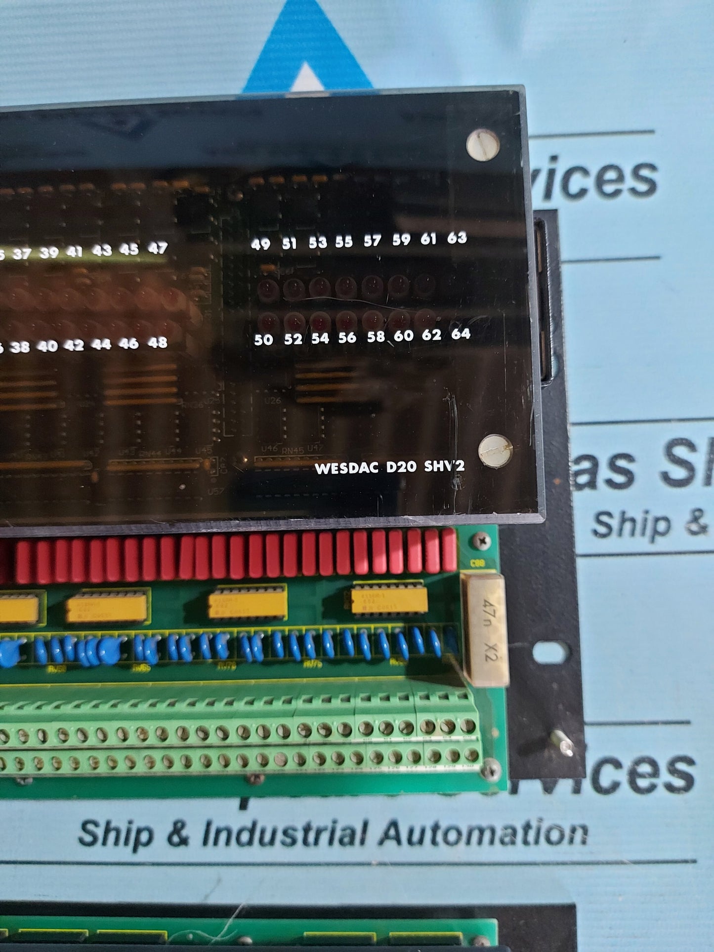 GE ENERGY SERVICES WESDAC D20 SHV2 LOGIC PANEL P/N 507-0103-001279