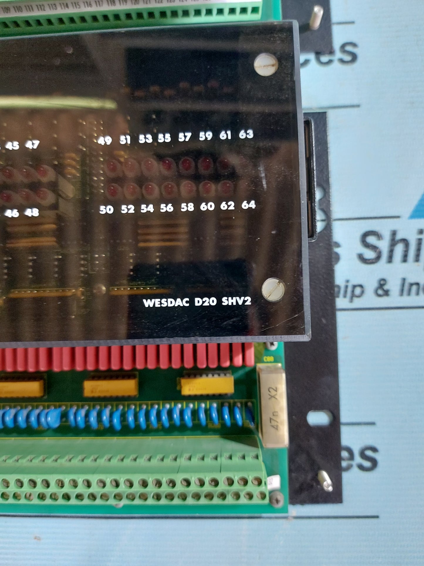 GE ENERGY SERVICES WESDAC D20 SHV2 LOGIC PANEL P/N 507-0103-001295