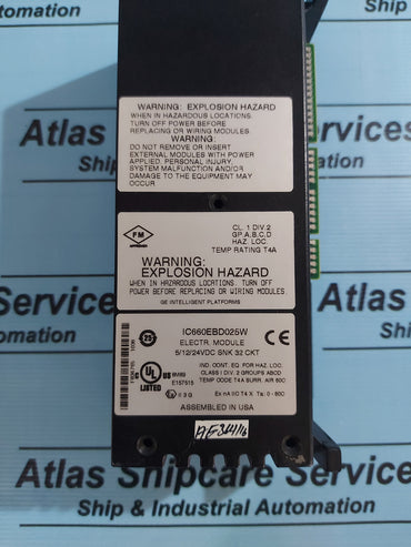 GE FANUC GENIUS IC660BBD025 ELECTRONIC MODULE