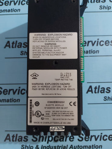 GE FANUC GENIUS IC660BBD025 ELECTRONIC MODULE