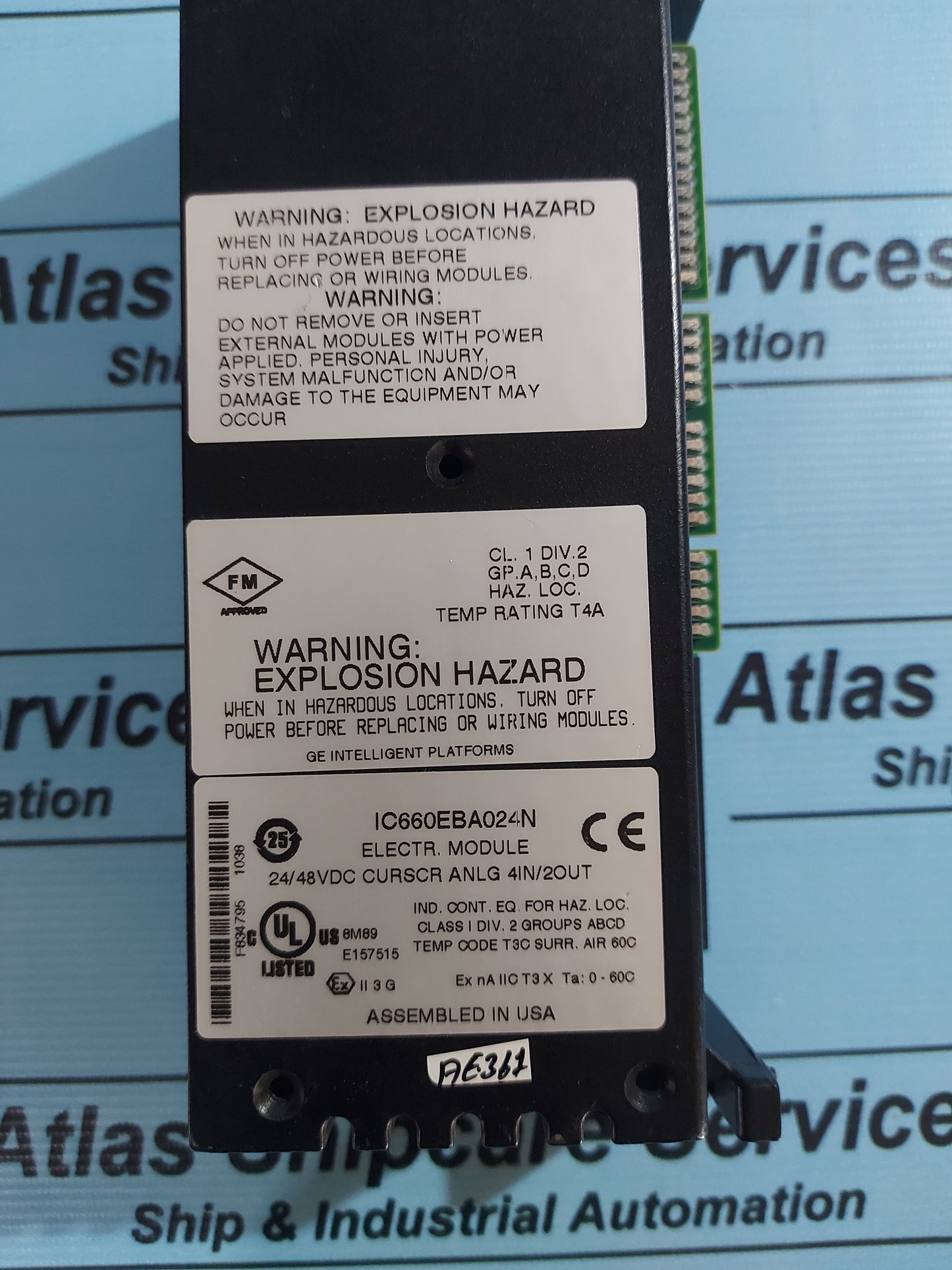 GE FANUC GENIUS IC660BBD025 I/O MODULE
