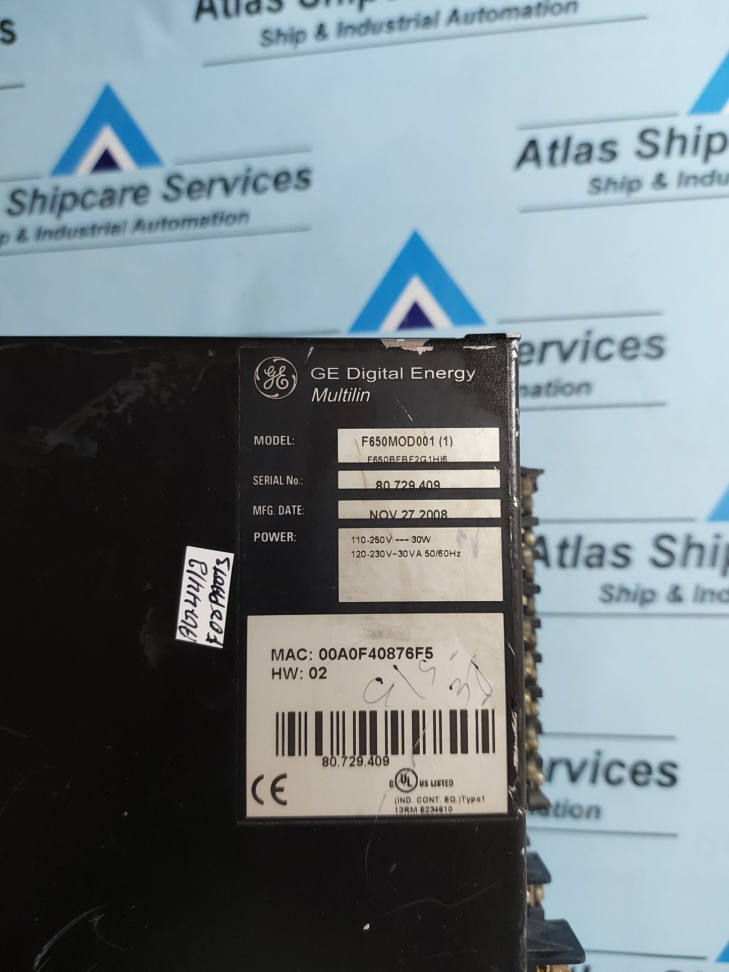 GE MULTILIN F650 DIGITAL BAY CONTROLLER F650MOD001 (1) AG44