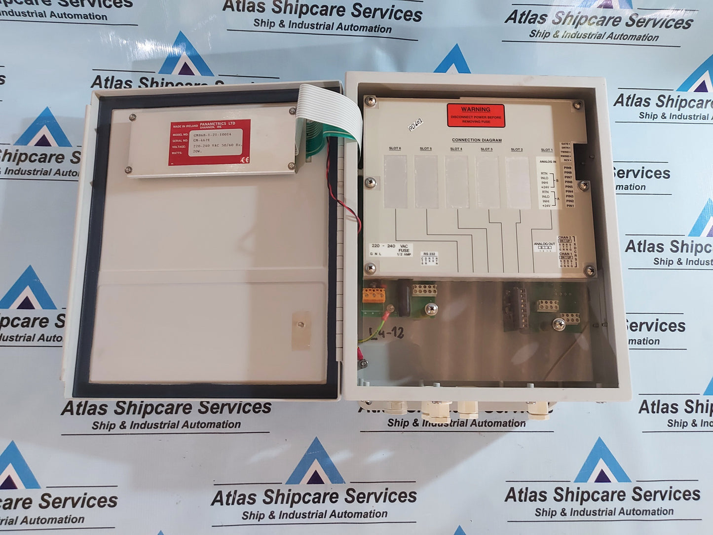 GE PANAMETRICS GM868 ULTRASONIC GAS FLOWMETER