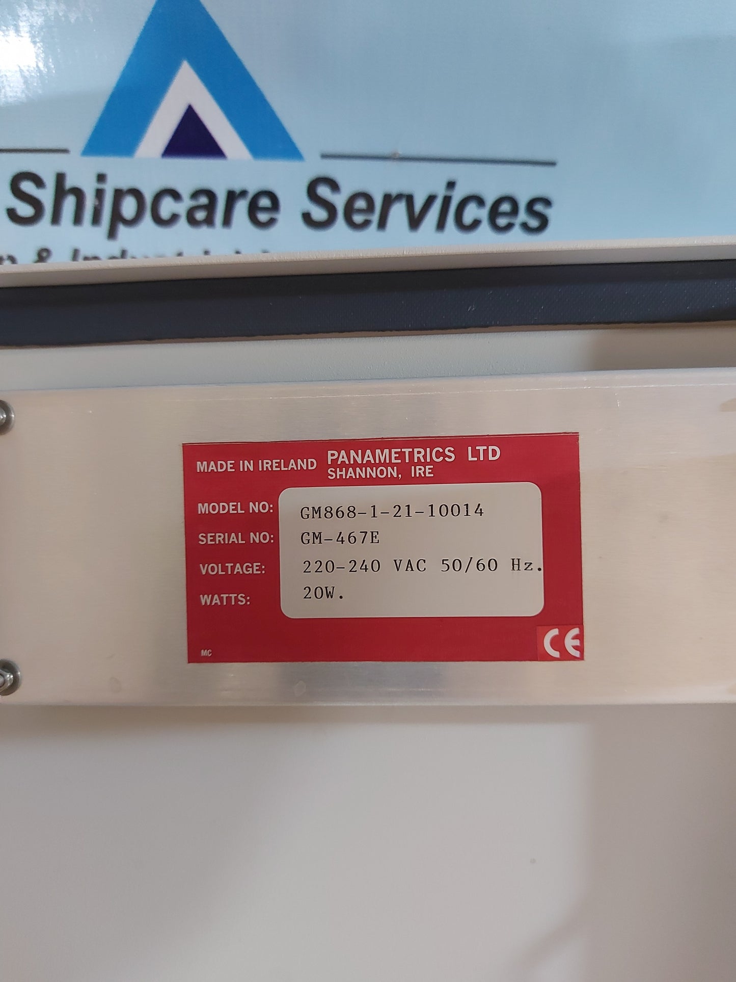GE PANAMETRICS GM868 ULTRASONIC GAS FLOWMETER