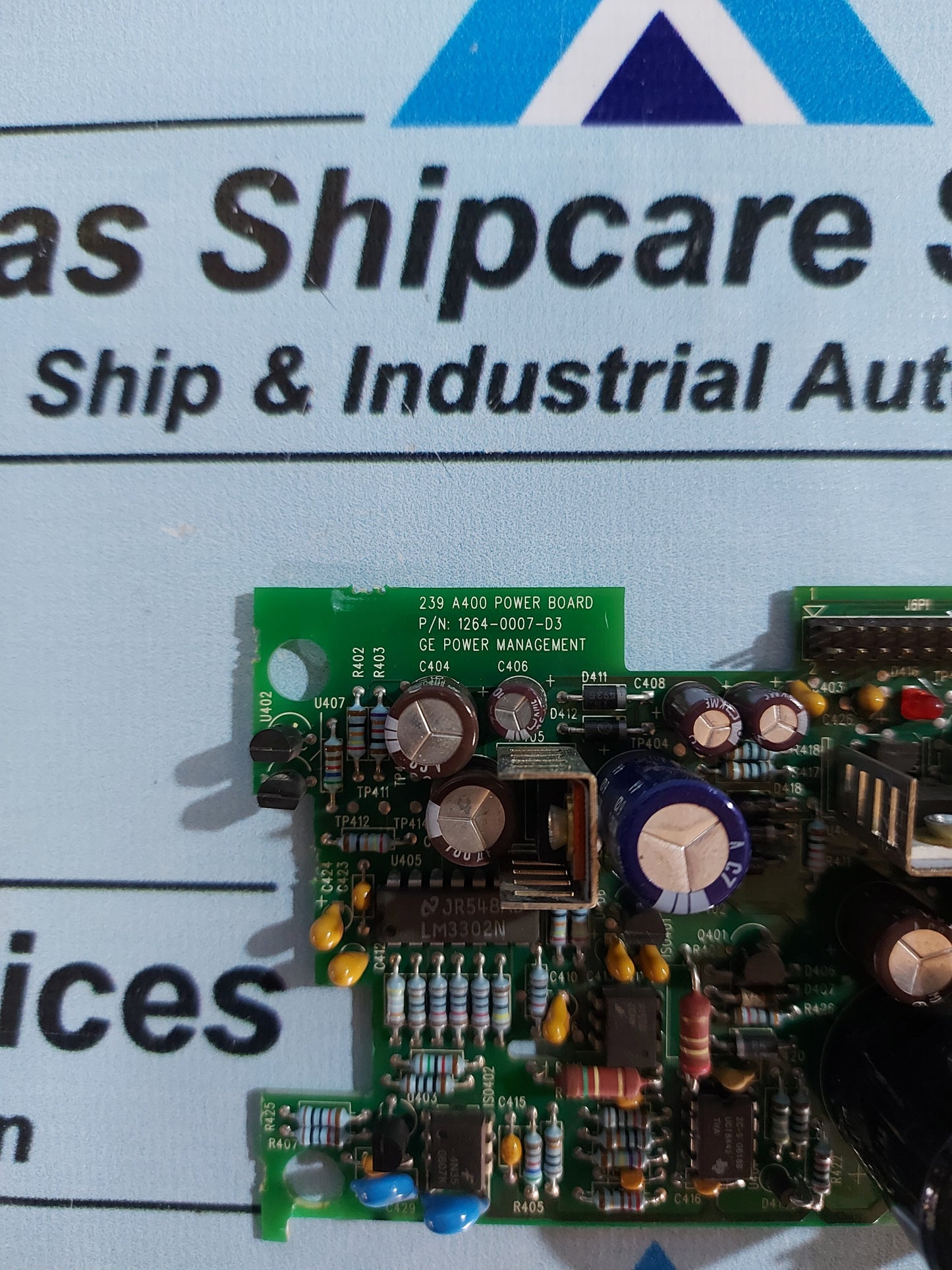 GE POWER 1264-0007-D3 239 A400 POWER BOARD