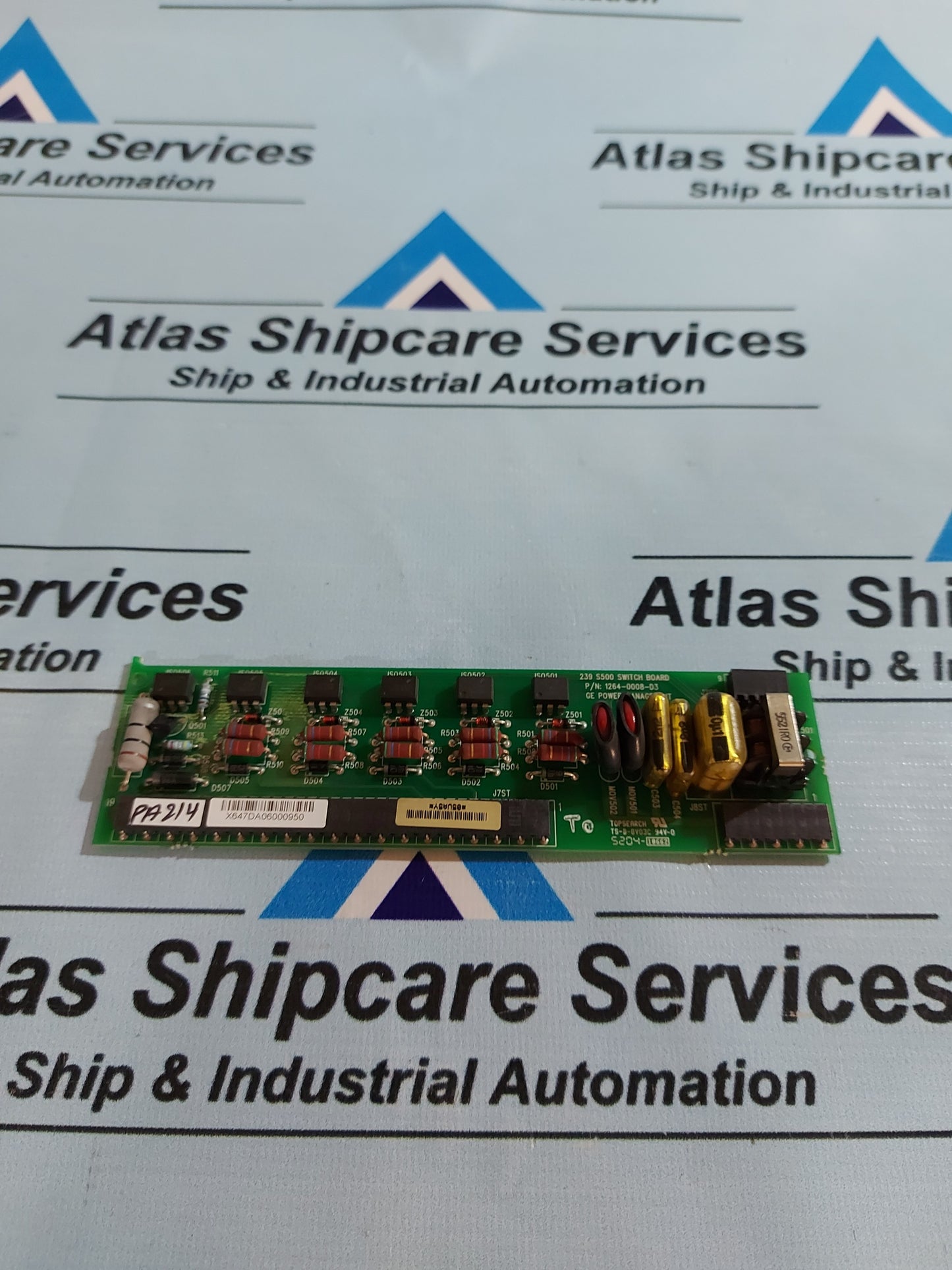 GE POWER 1264-0008-D3 239 S500 SWITCH BOARD