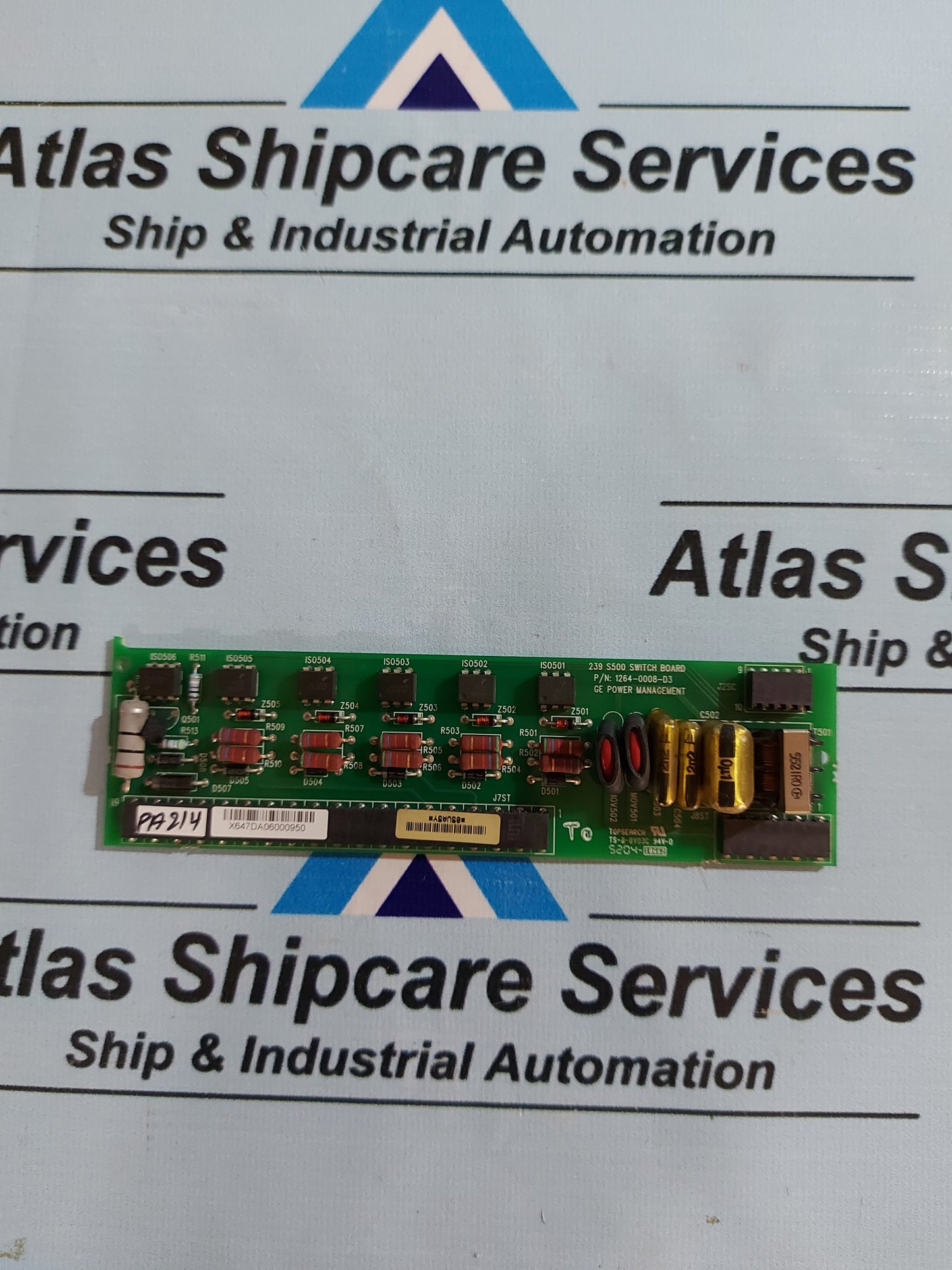 GE POWER 1264-0008-D3 239 S500 SWITCH BOARD