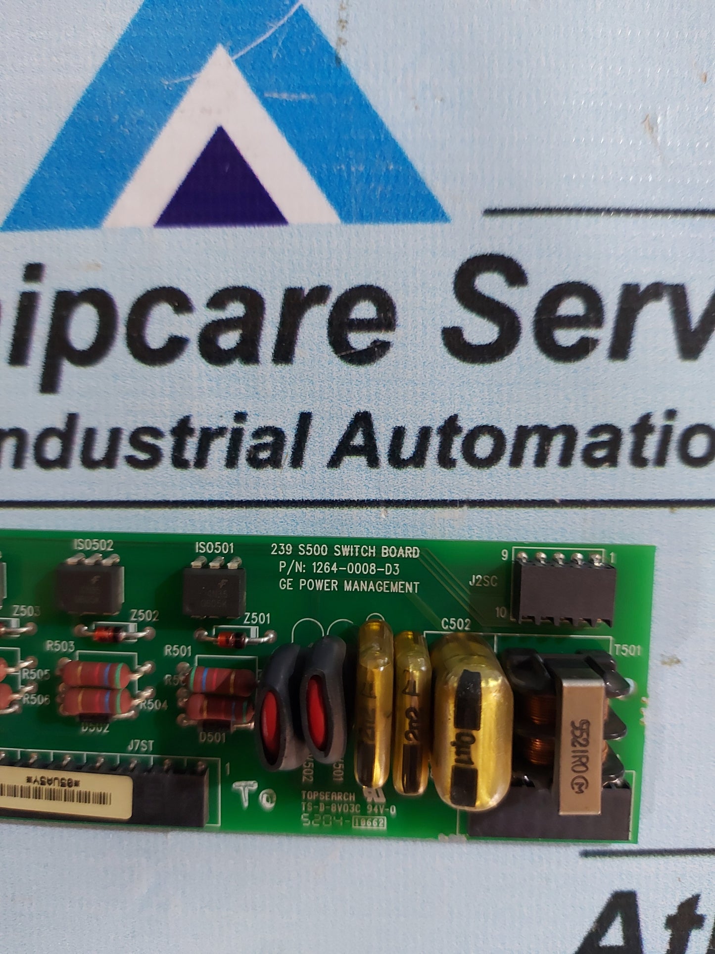 GE POWER 1264-0008-D3 239 S500 SWITCH BOARD