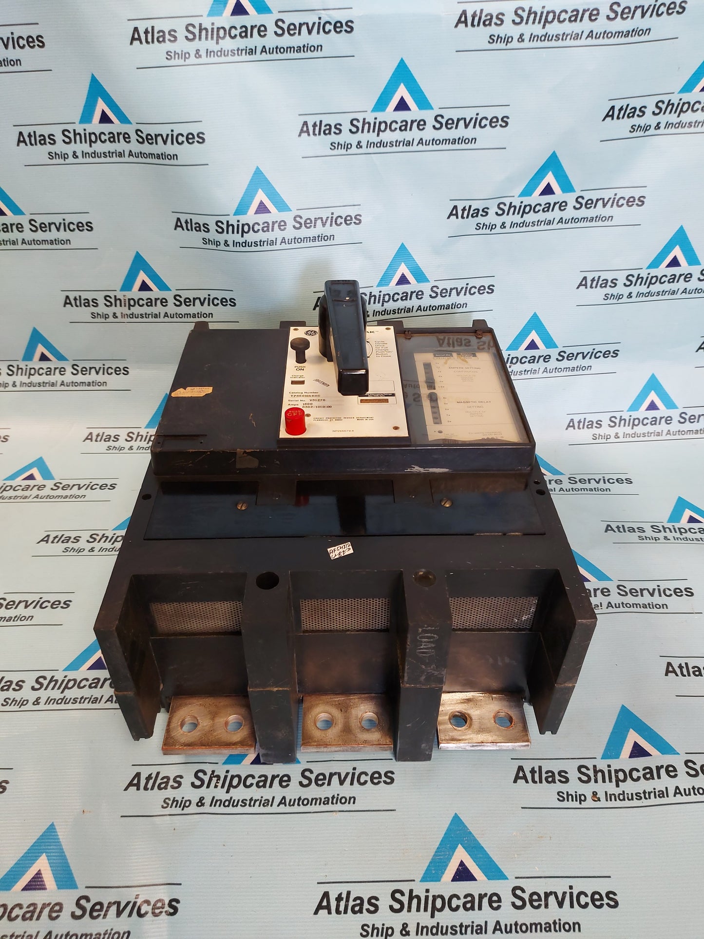 GE POWER BREAK TPR5616NRHC 1600 AMP INDUSTRIAL CIRCUIT BREAKER