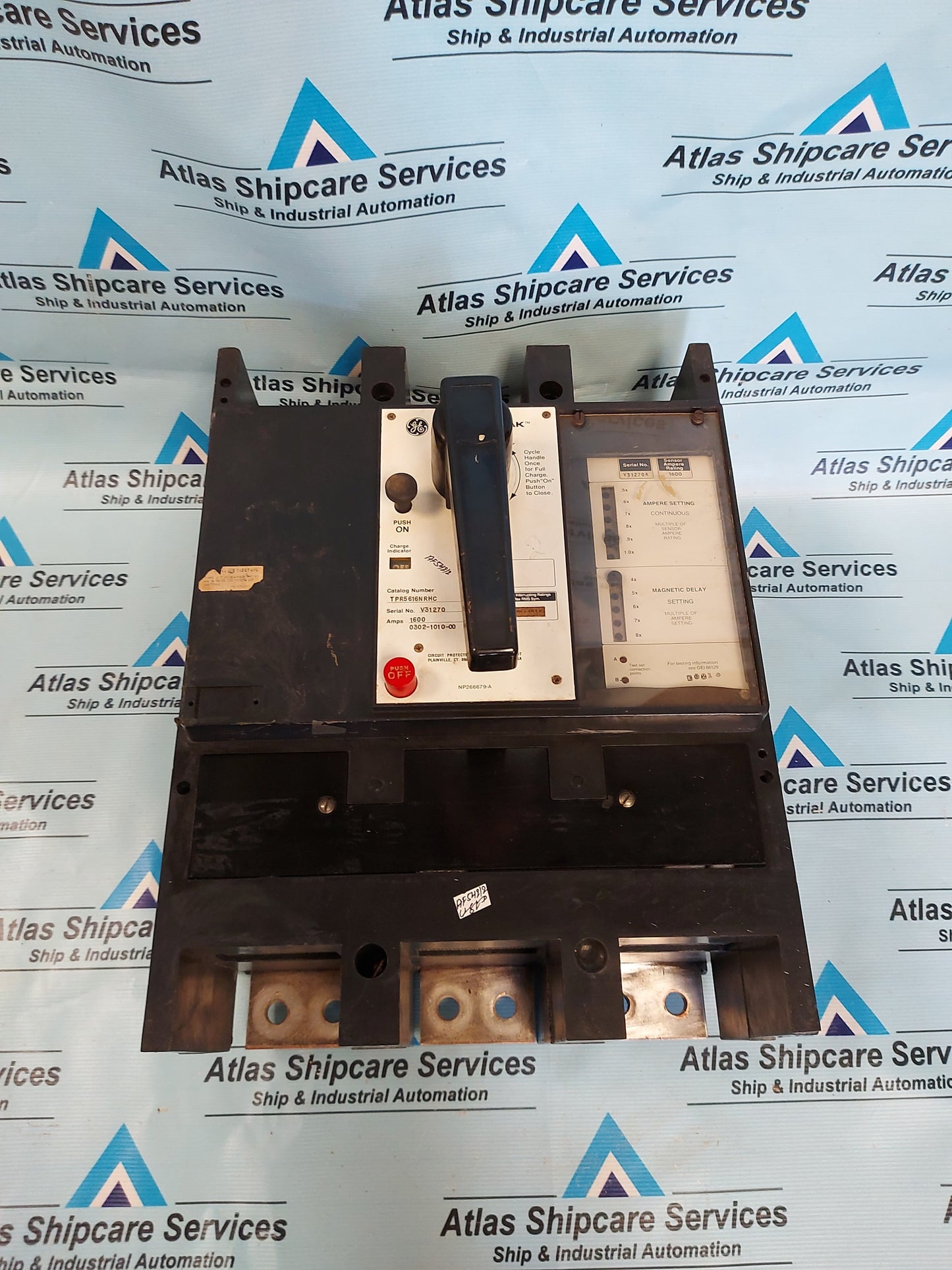 GE POWER BREAK TPR5616NRHC 1600 AMP INDUSTRIAL CIRCUIT BREAKER