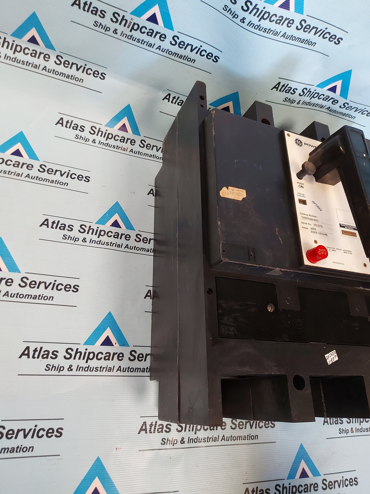 GE POWER BREAK TPR5616NRHC 1600 AMP INDUSTRIAL CIRCUIT BREAKER