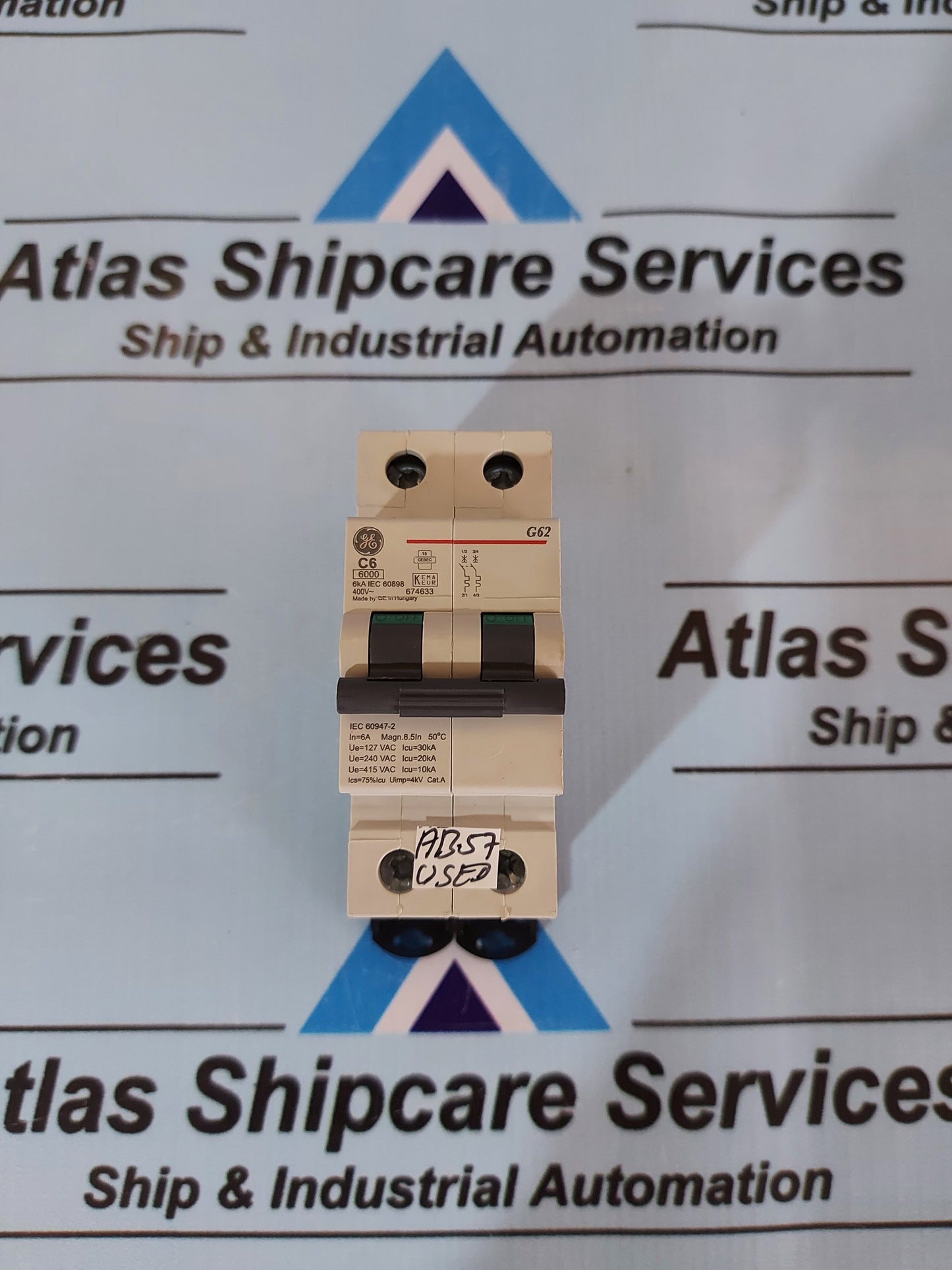 GENERAL ELECTRIC C6 G62 674633 CIRCUIT BREAKER