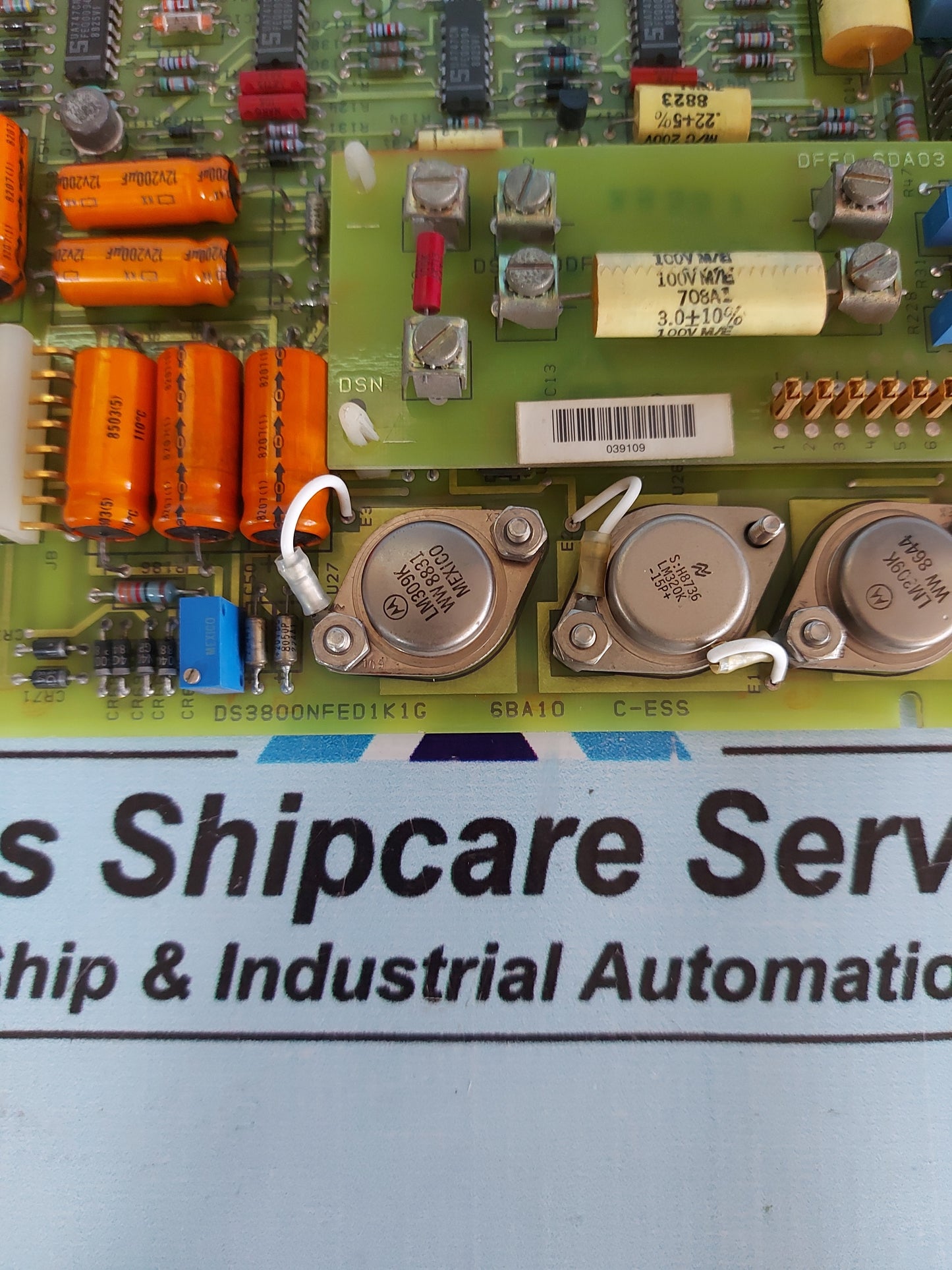 GENERAL ELECTRIC DS3800NFED1K1G 6BA10 PC CIRCUIT BOARD