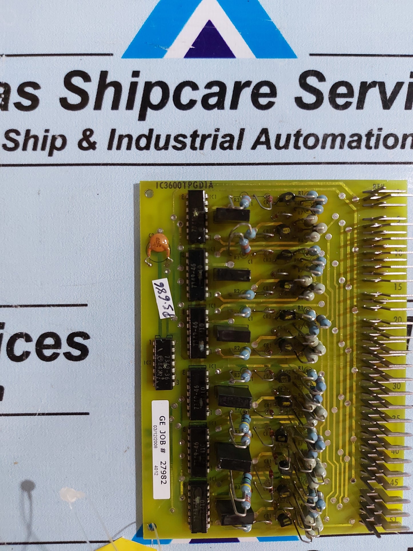 GENERAL ELECTRIC GATE PULSE GENERATOR IC3600TPGD1A