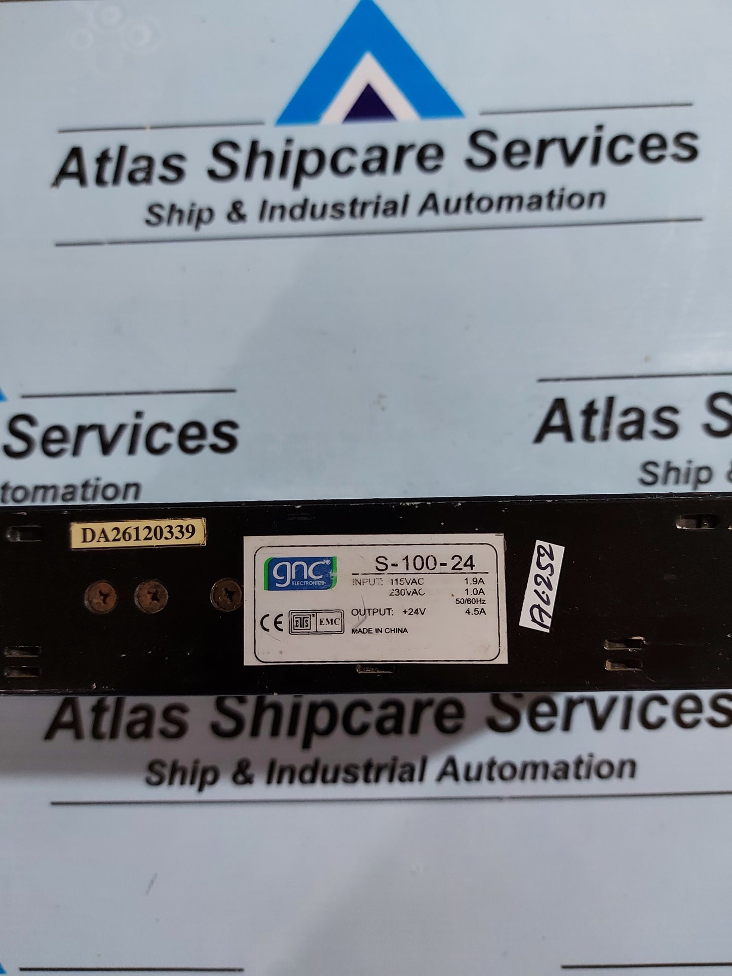 GNC ELECTRONICS S-100-24 POWER SUPPLY MODULE