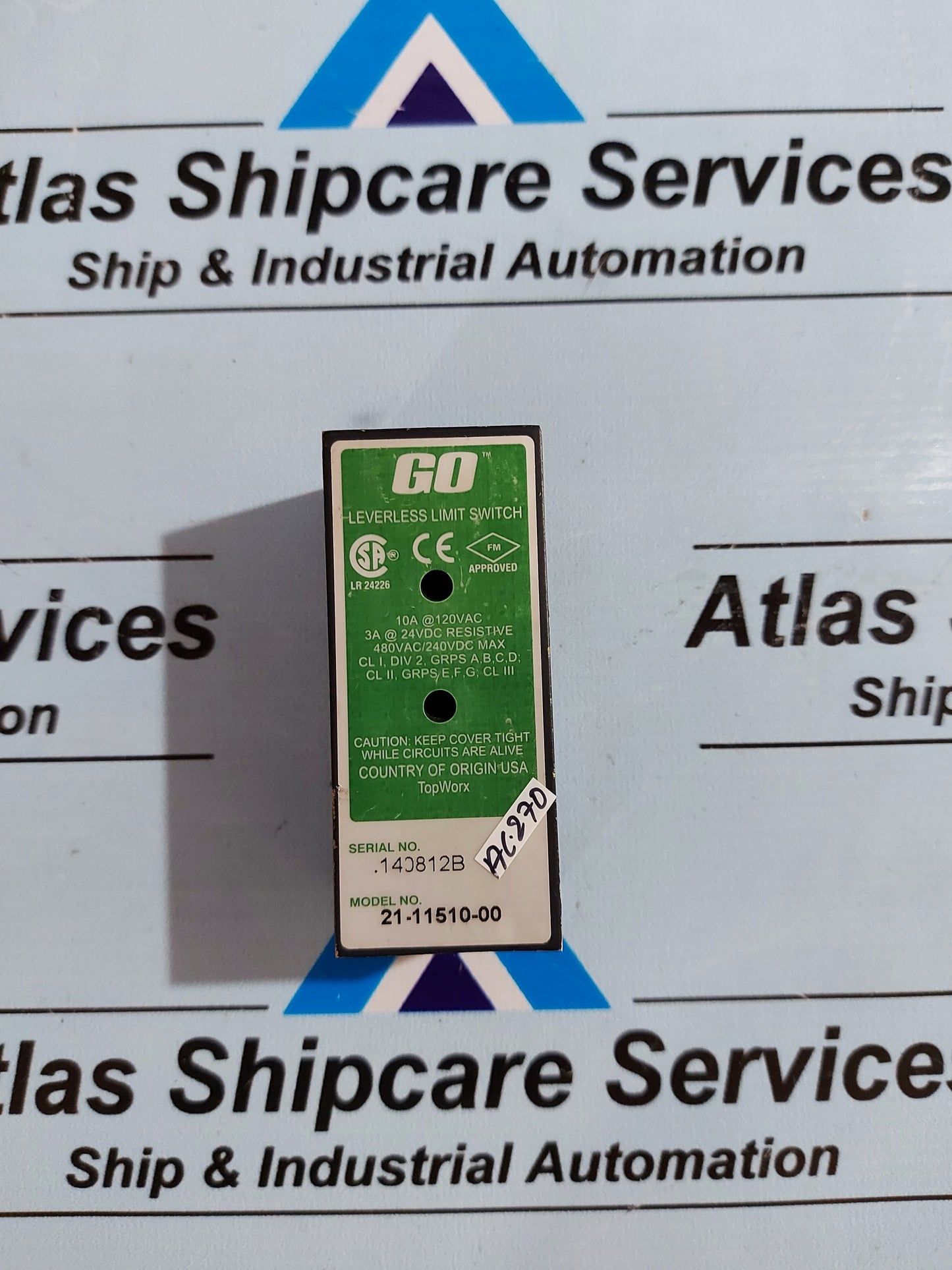 GO SWITCH 21-11510-00 LEVERLESS LIMIT SWITCH