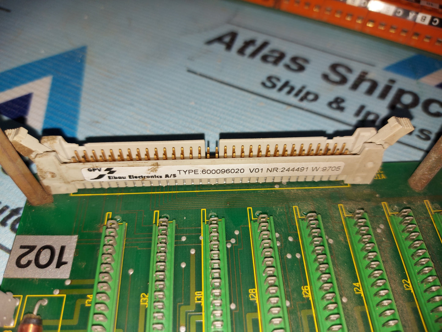 GPV ELBAU ELECTRONICS 600096020 V01 PCB BOARD