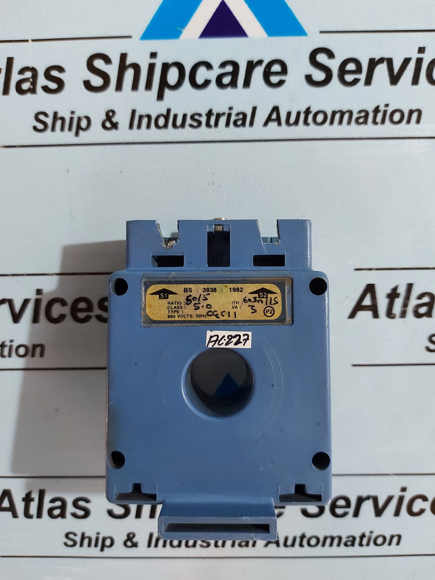 GROMPTON GREAVES CURRENT TRANSFORMER P1 RATIO 50/5 CGC-11