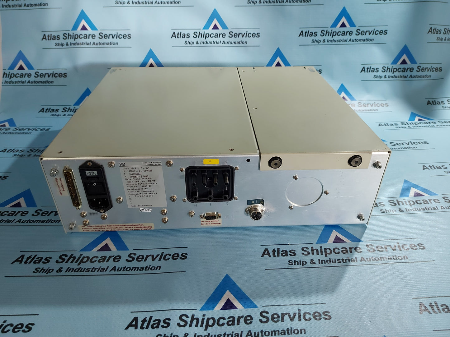 HARTMANN & BRAUN URAS 10 E/2-3.4 METER 20413-0-1110116 SPREADRUM ANALYZER O2