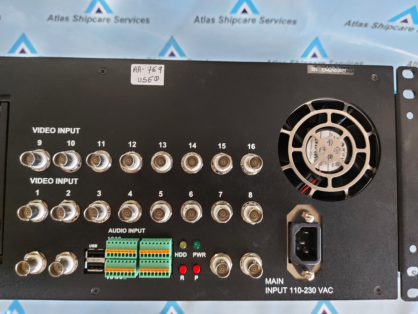 HERNIS 500 NVR 16 CHANNEL 5 DISC MODULE