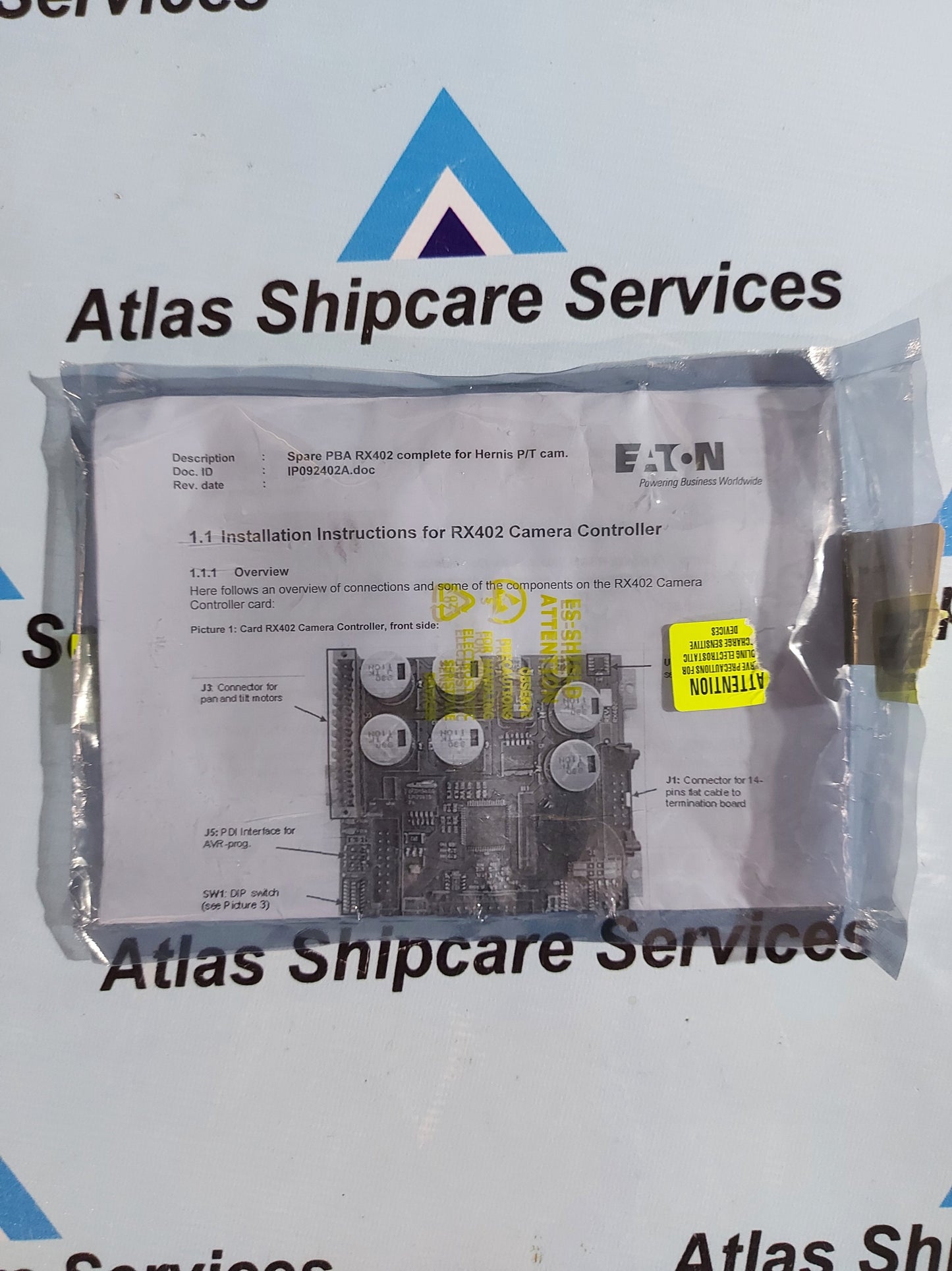 HERNIS SCAN SYSTEM PBA RX402 CAMERA CONTROLLER HS083F
