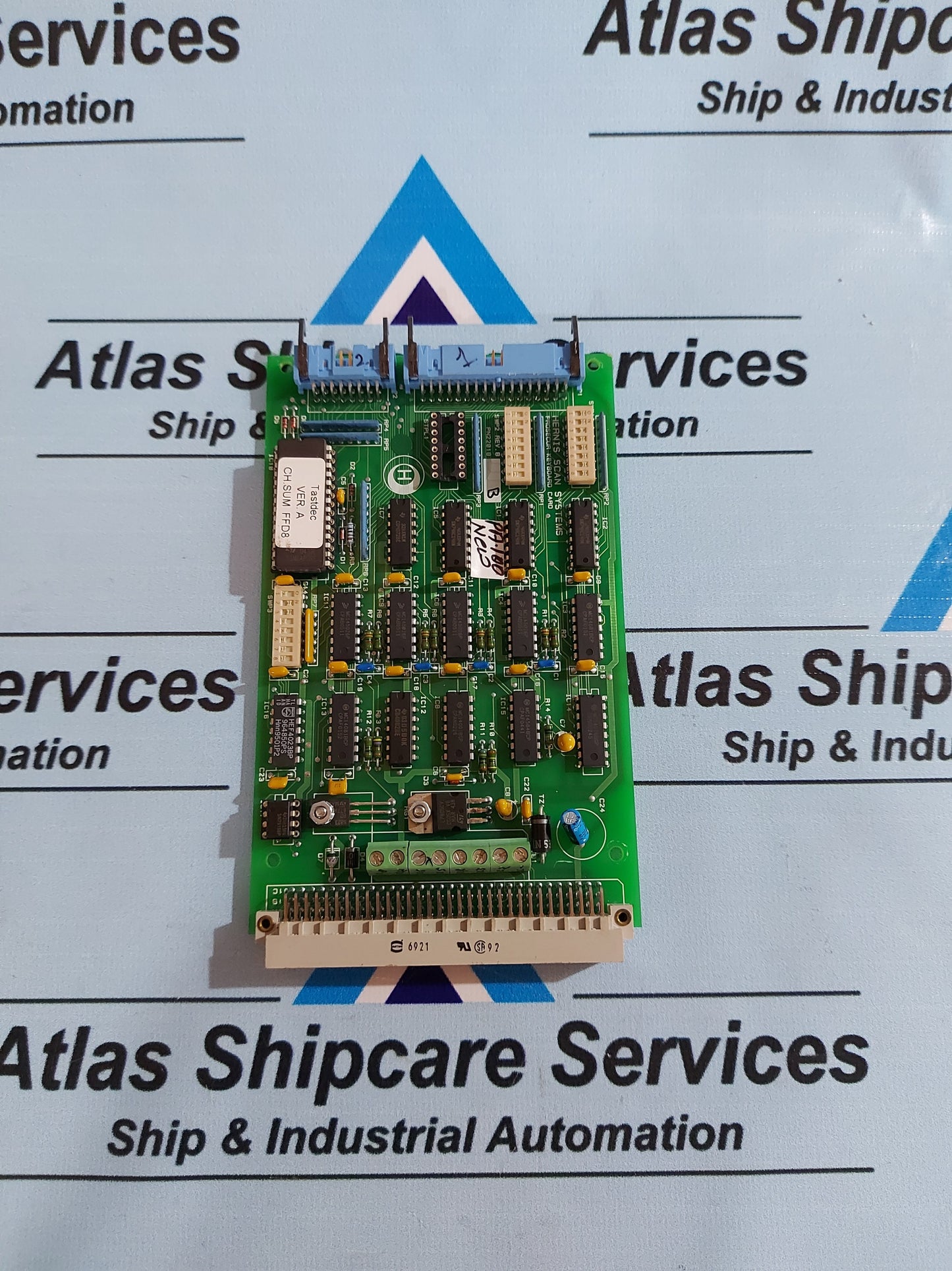 HERNIS SCAN SYSTEMS PROSECUR KEYBOARD CARD 250.29-3992-P3
