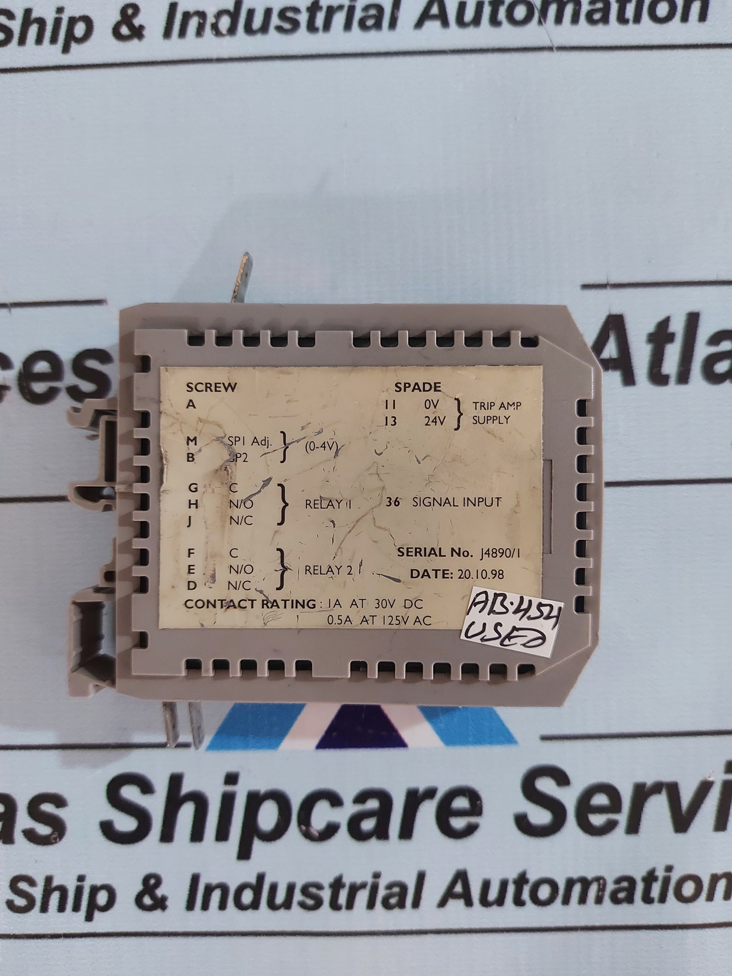 HILLCREST ENGINEERING HC2004 TA 36 SIGNAL INPUT MODULE