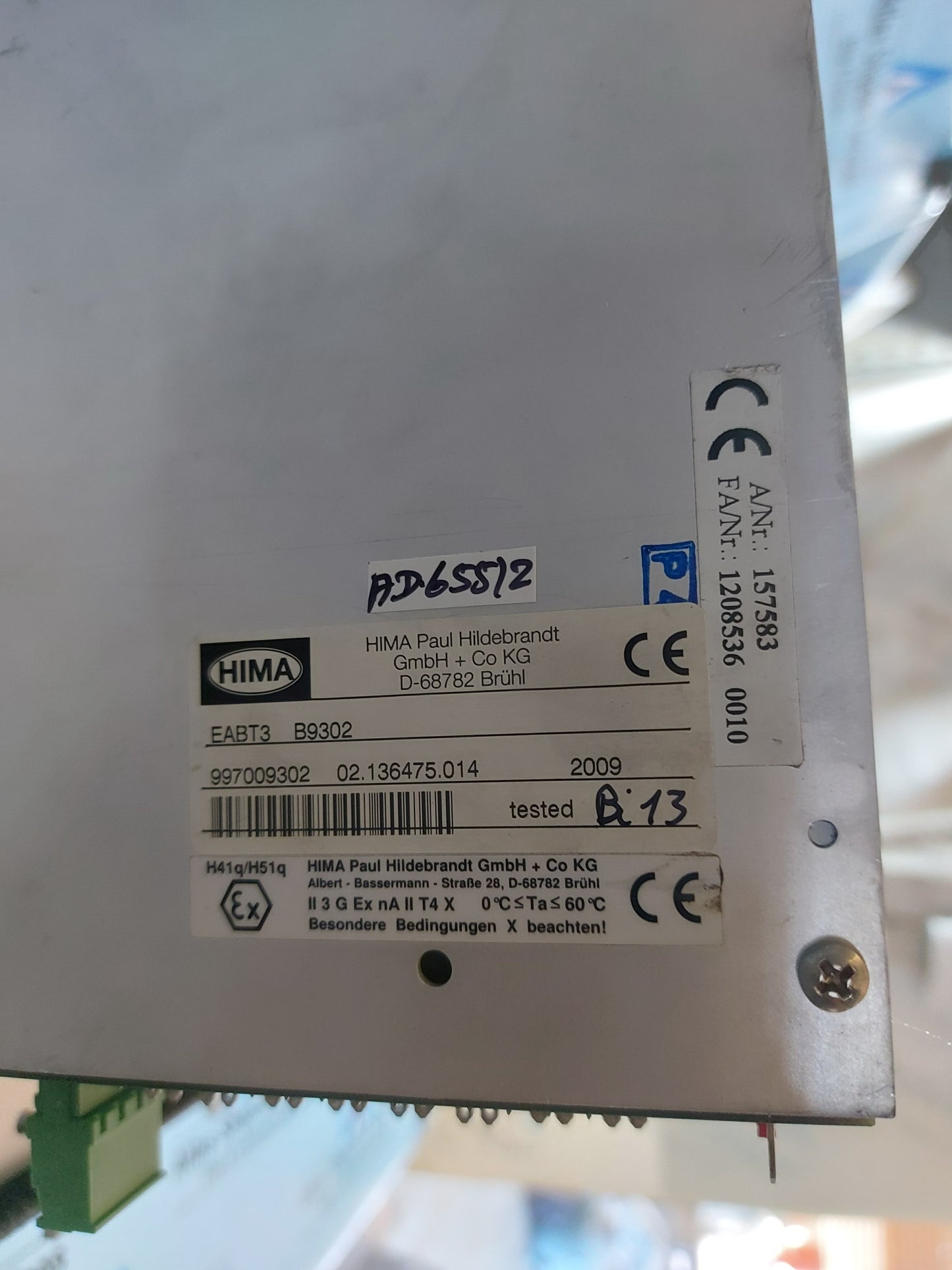 HIMA EABT3 B9302 CENTRAL MODULE
