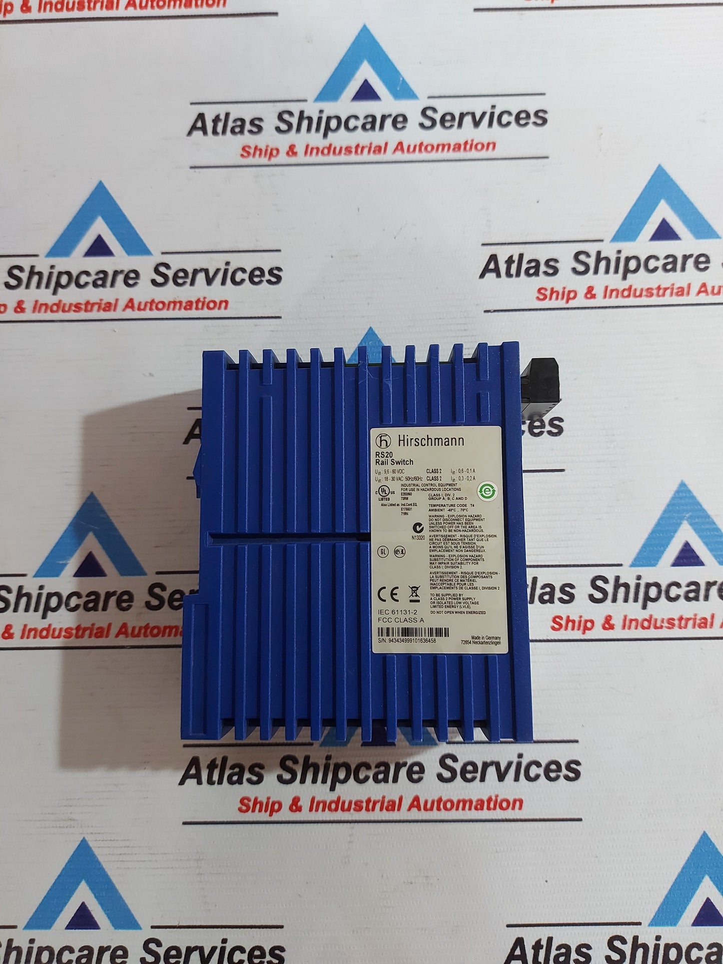 HIRSCHMANN RS20 RAIL SWITCH AG586